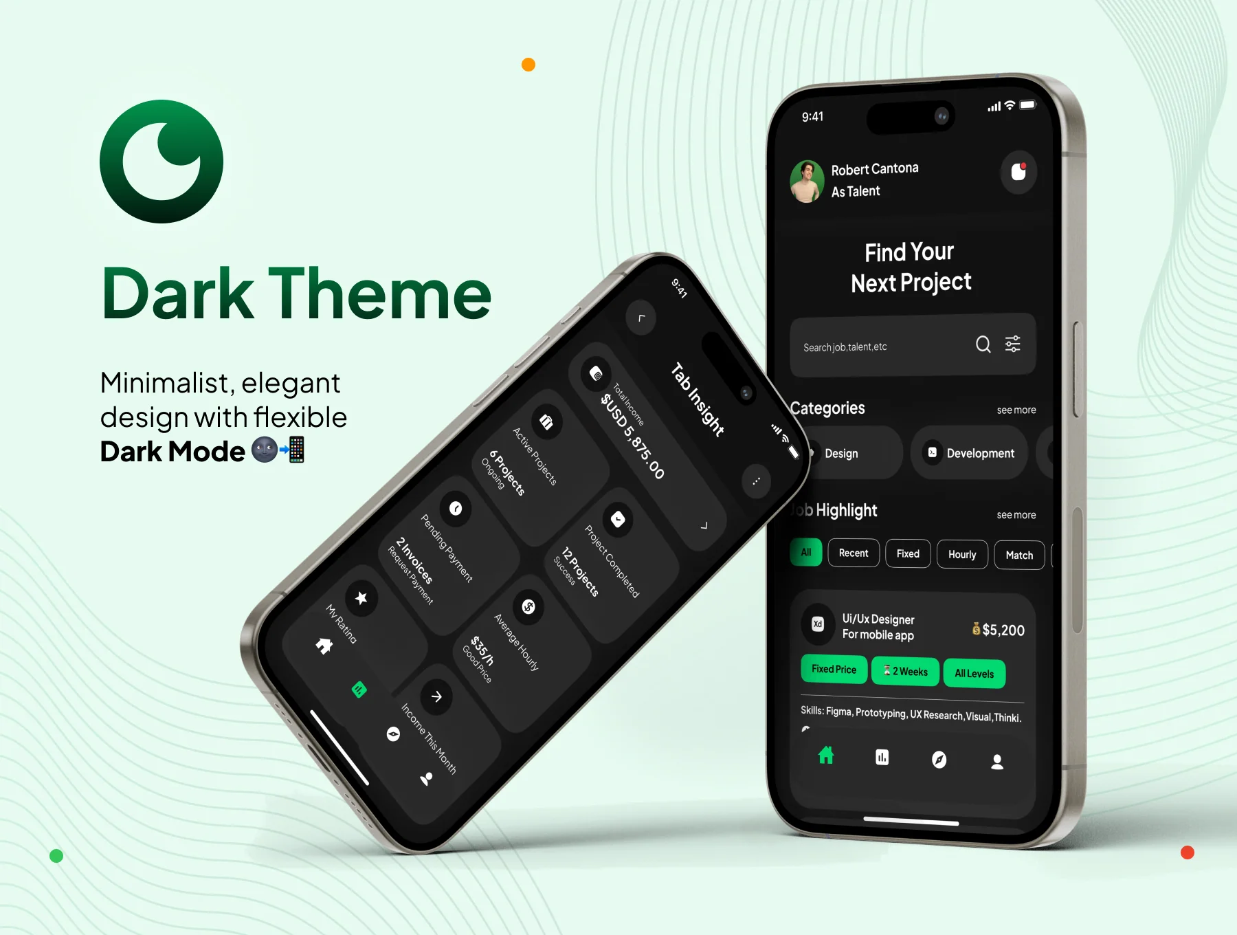 Taskora - Freelance Job & Talent Hub App UI Kit 6