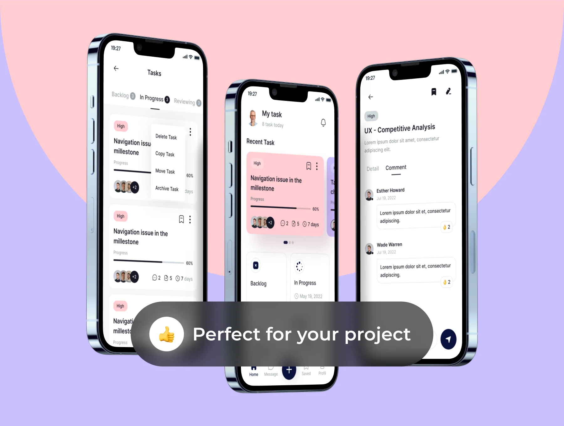 TASKOW - Task Manager App UI Kit 5