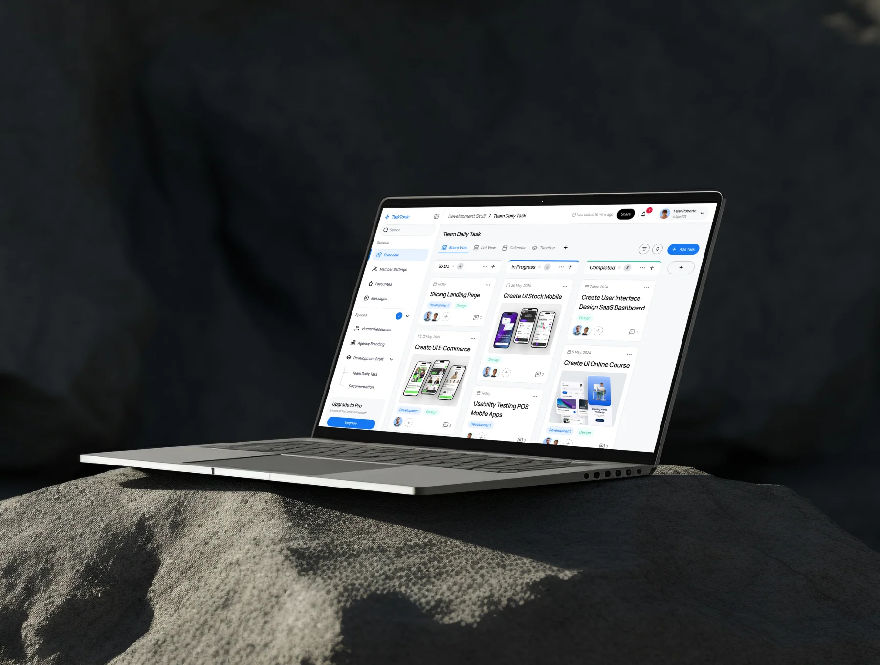 TaskTonic UI Kit - Task Management Dashboard UI KIT 7