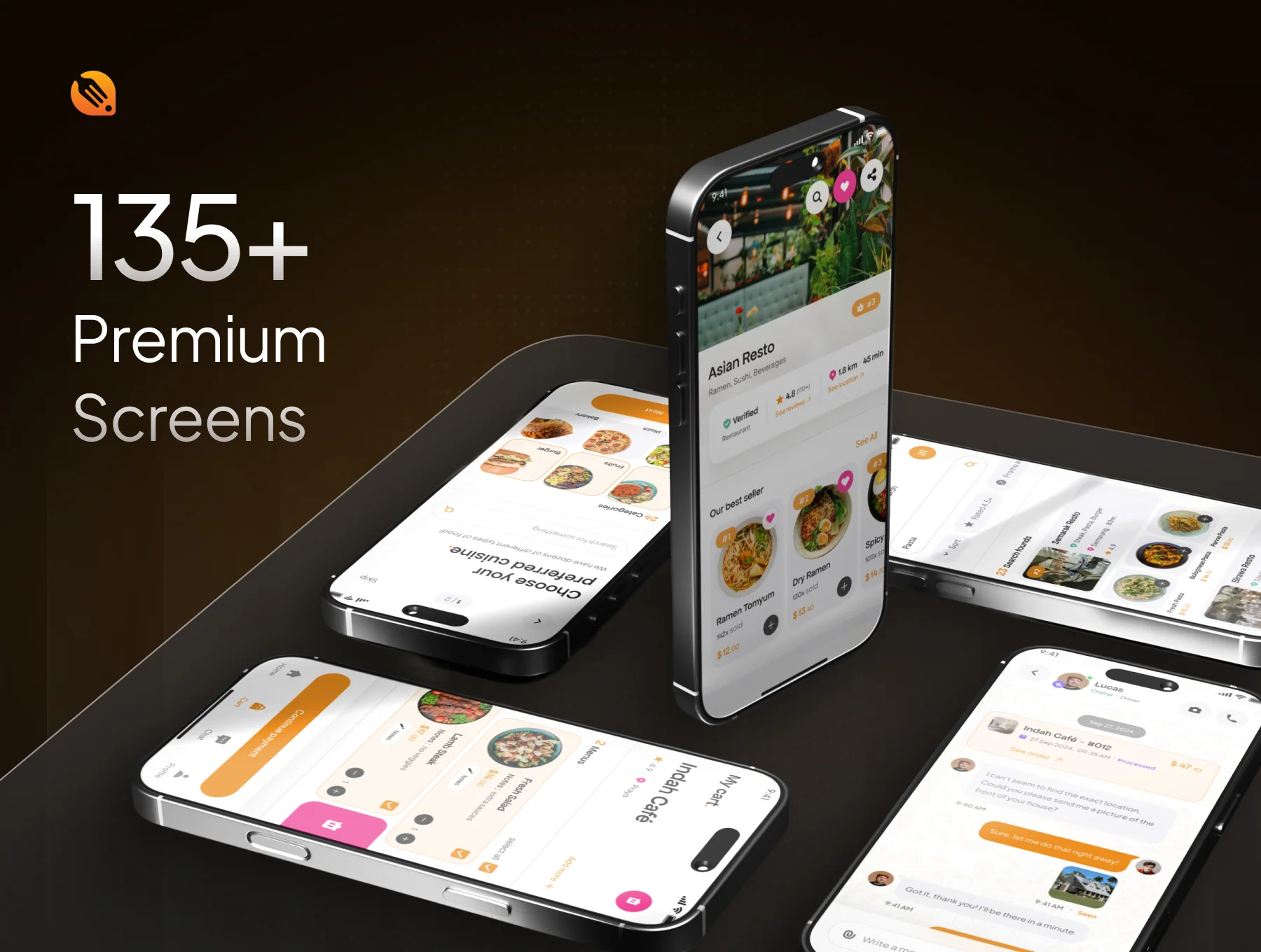 TASSTY - Food Delivery Premium App UI Kit 2