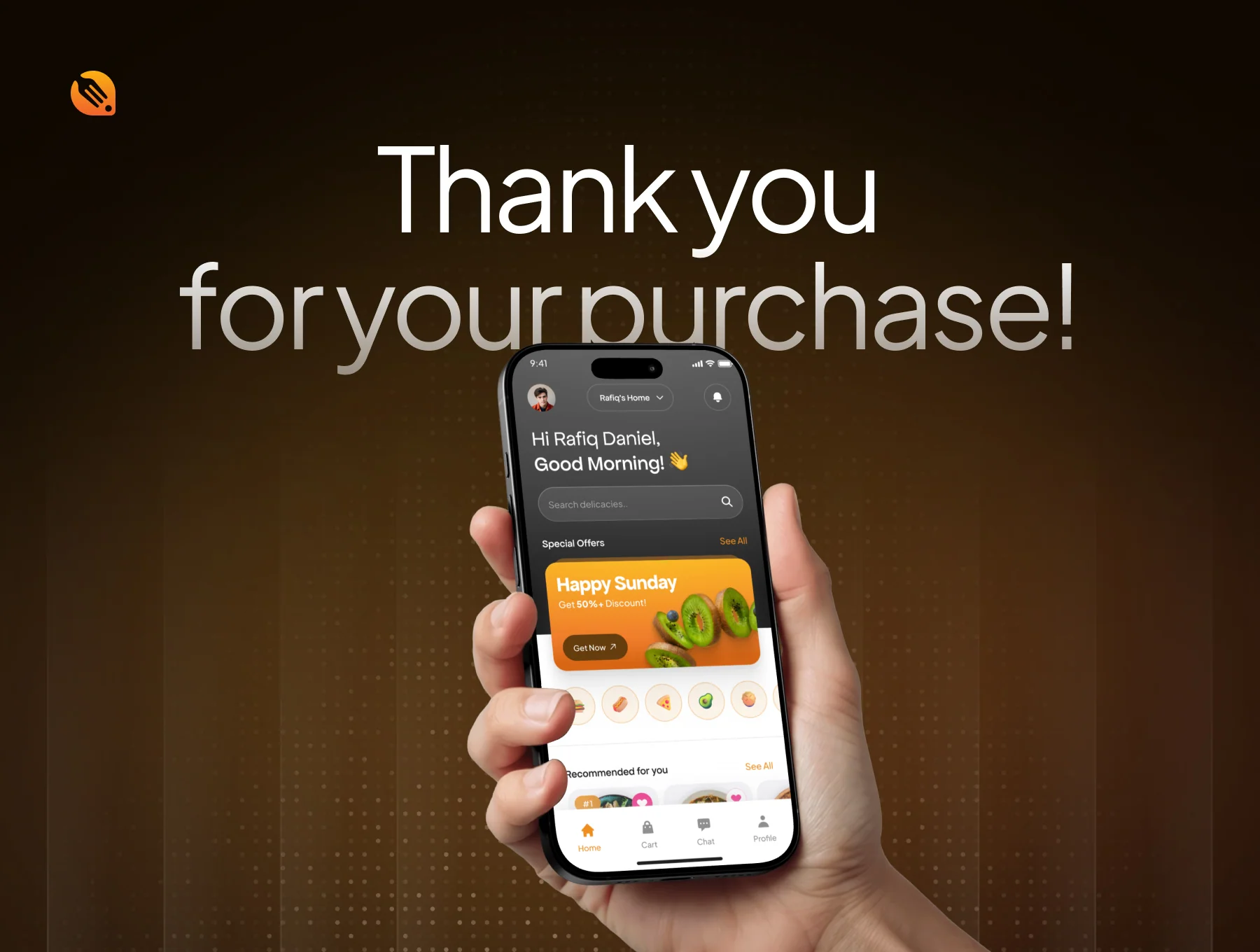 TASSTY - Food Delivery Premium App UI Kit 6