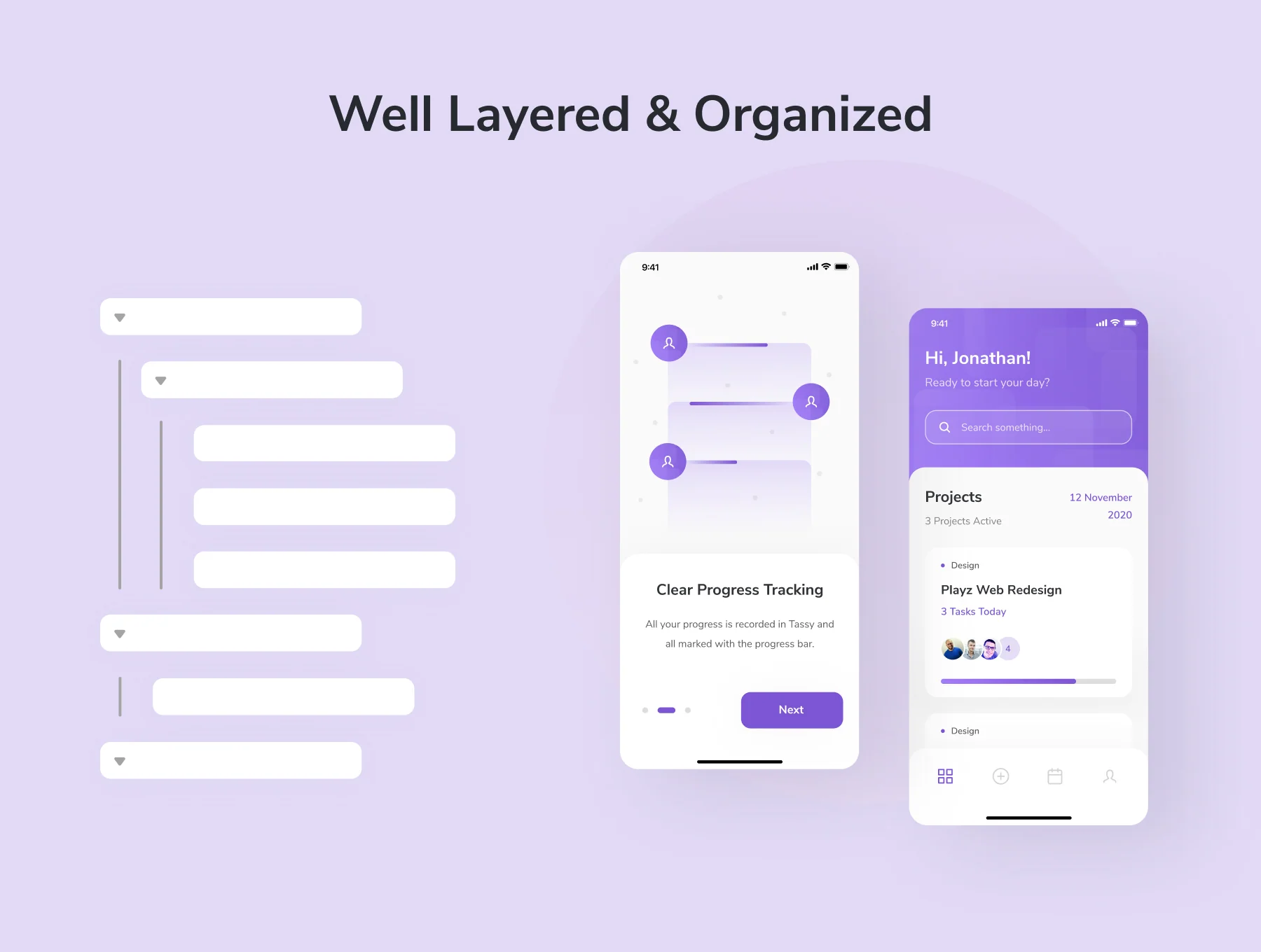 Tassy - Task Management App UI Kit 3