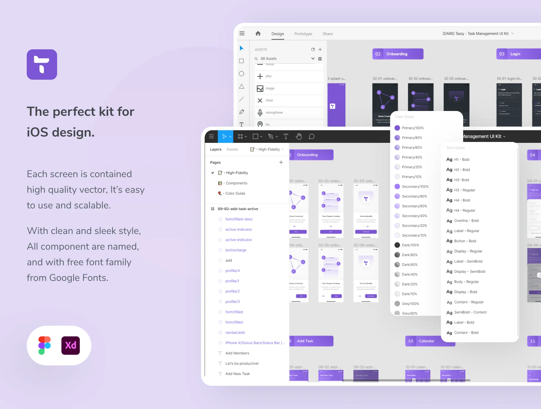 Tassy - Task Management App UI Kit 5