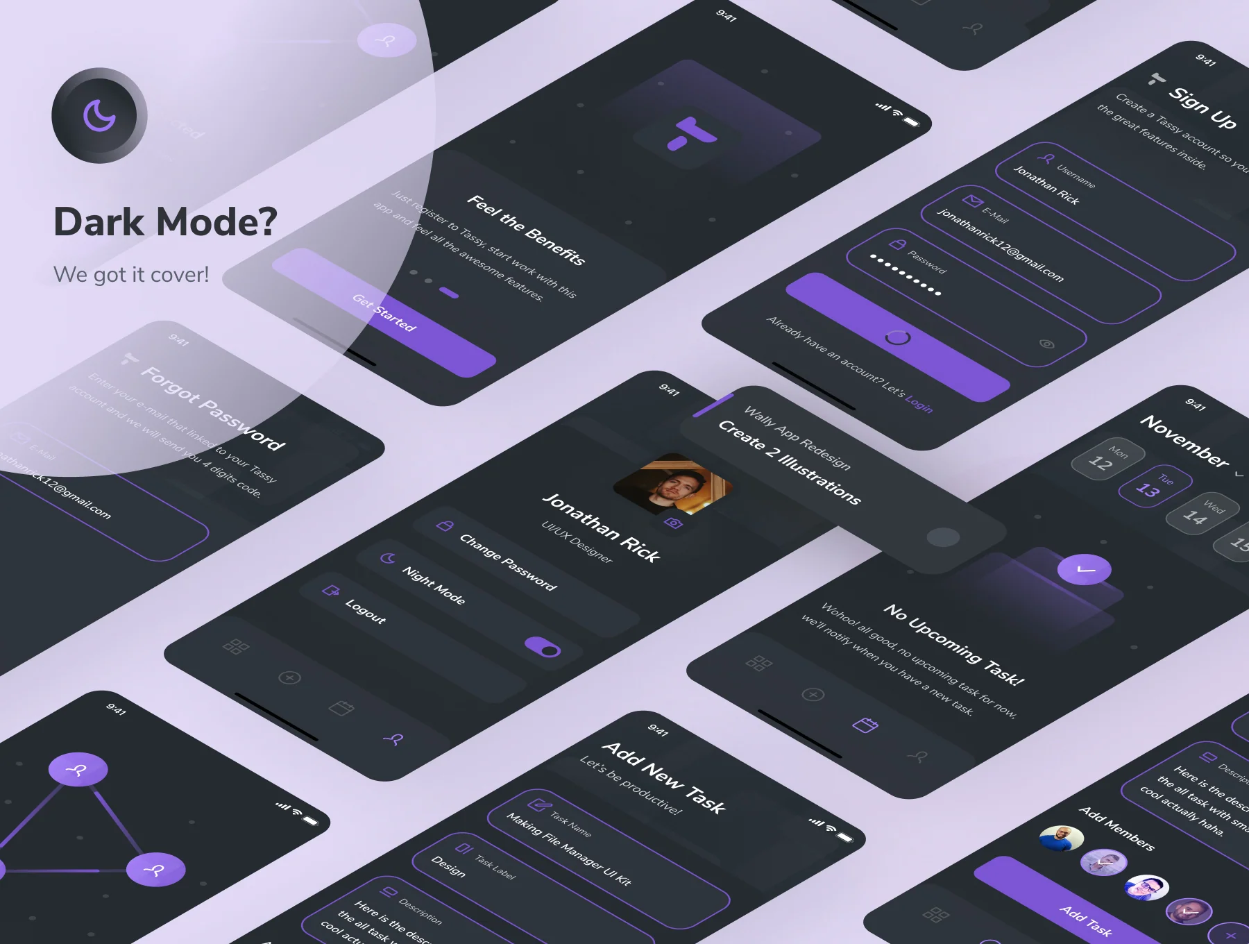 Tassy - Task Management App UI Kit 6