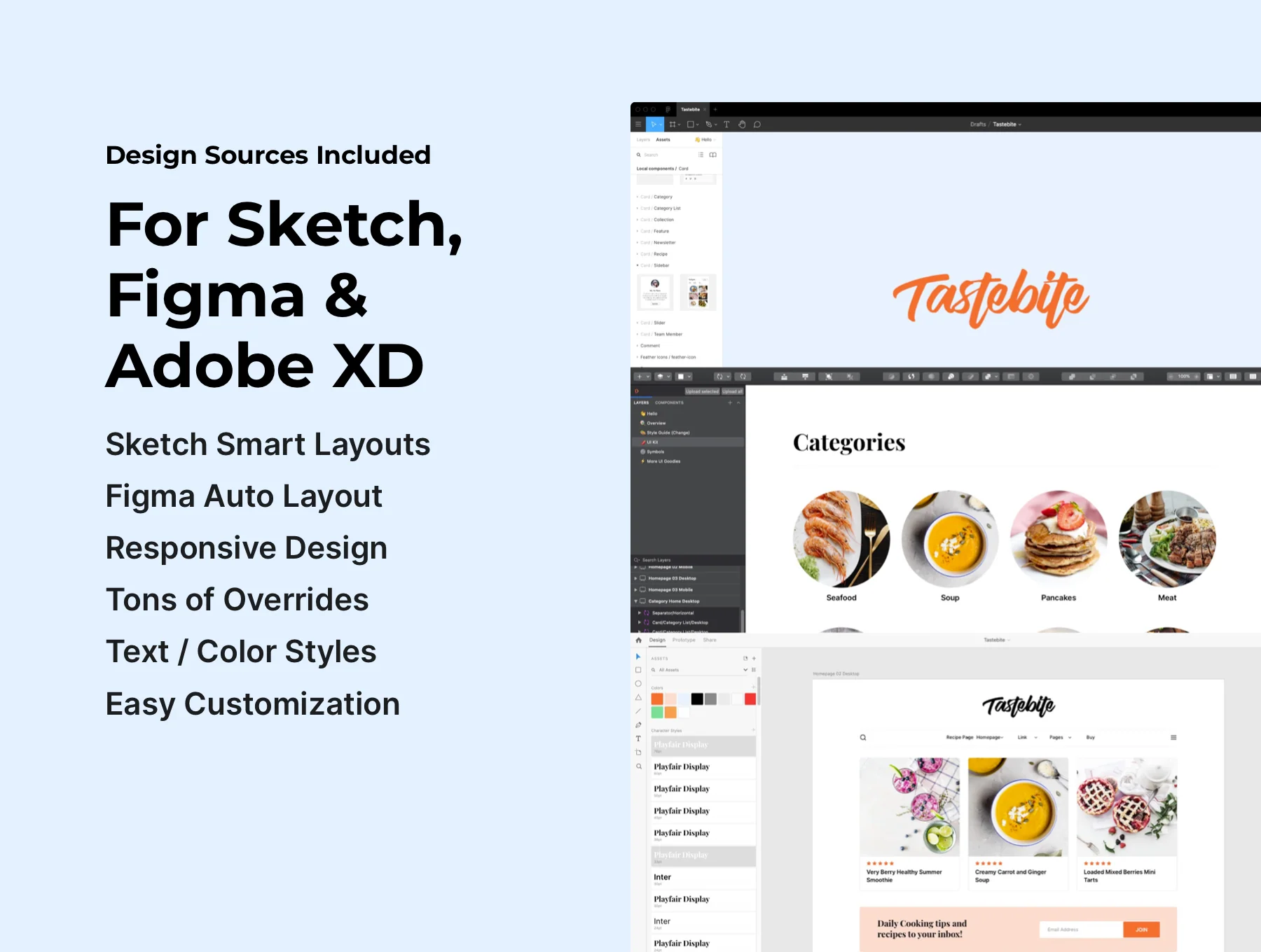 Tastebite - Food Recipes Website Template 6