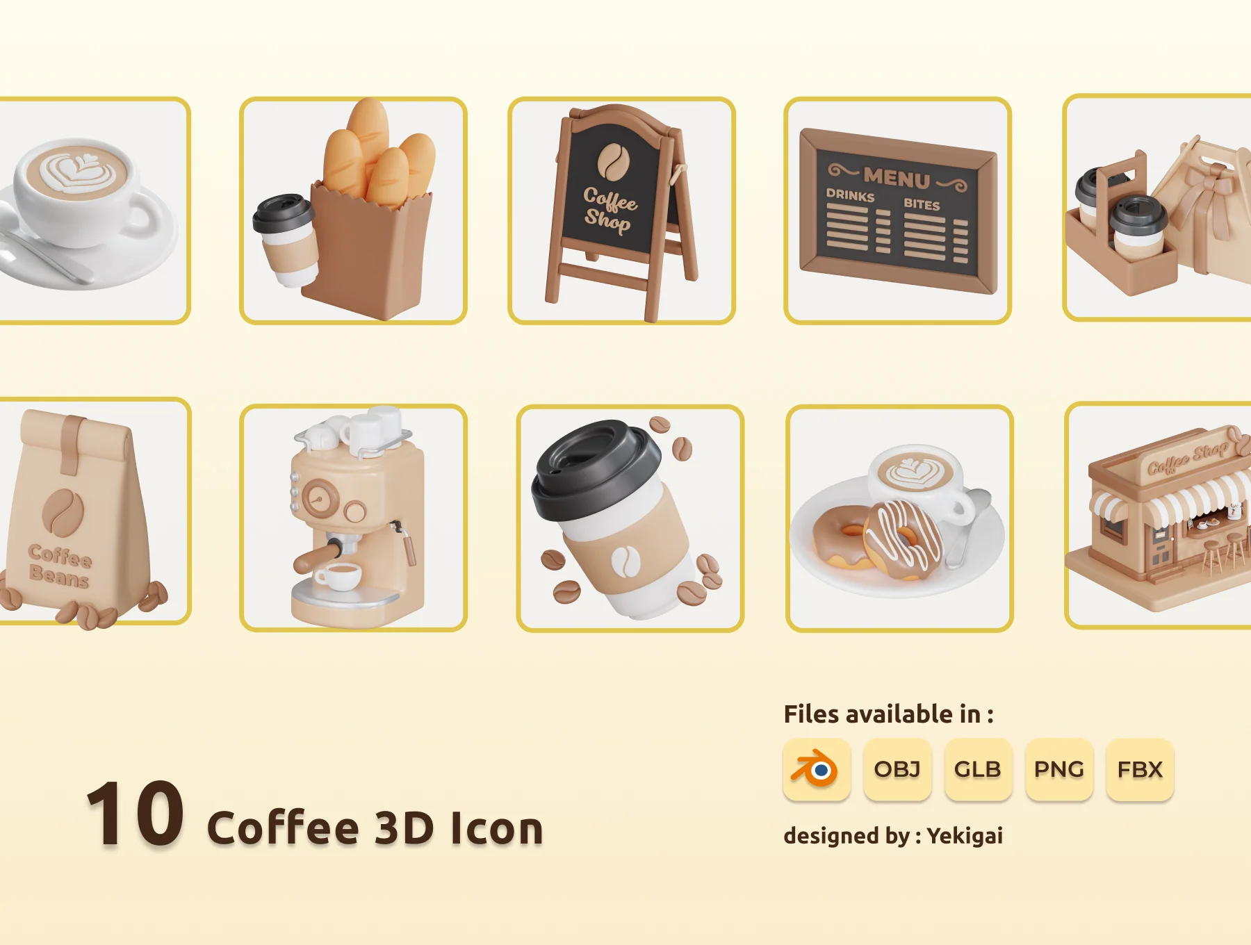 Tasty Temptations Ultimate Food 3D Icon Bundle 6