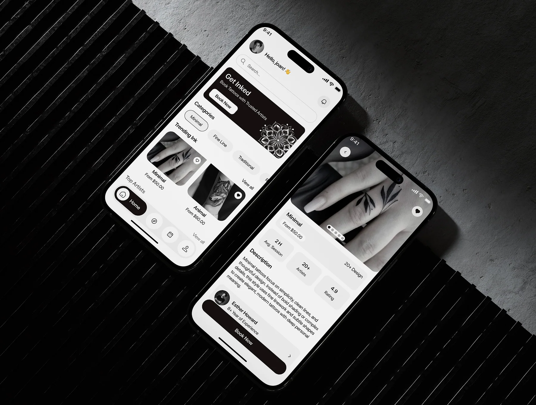 Tattofy - Tattoo booking App UI Kit 7