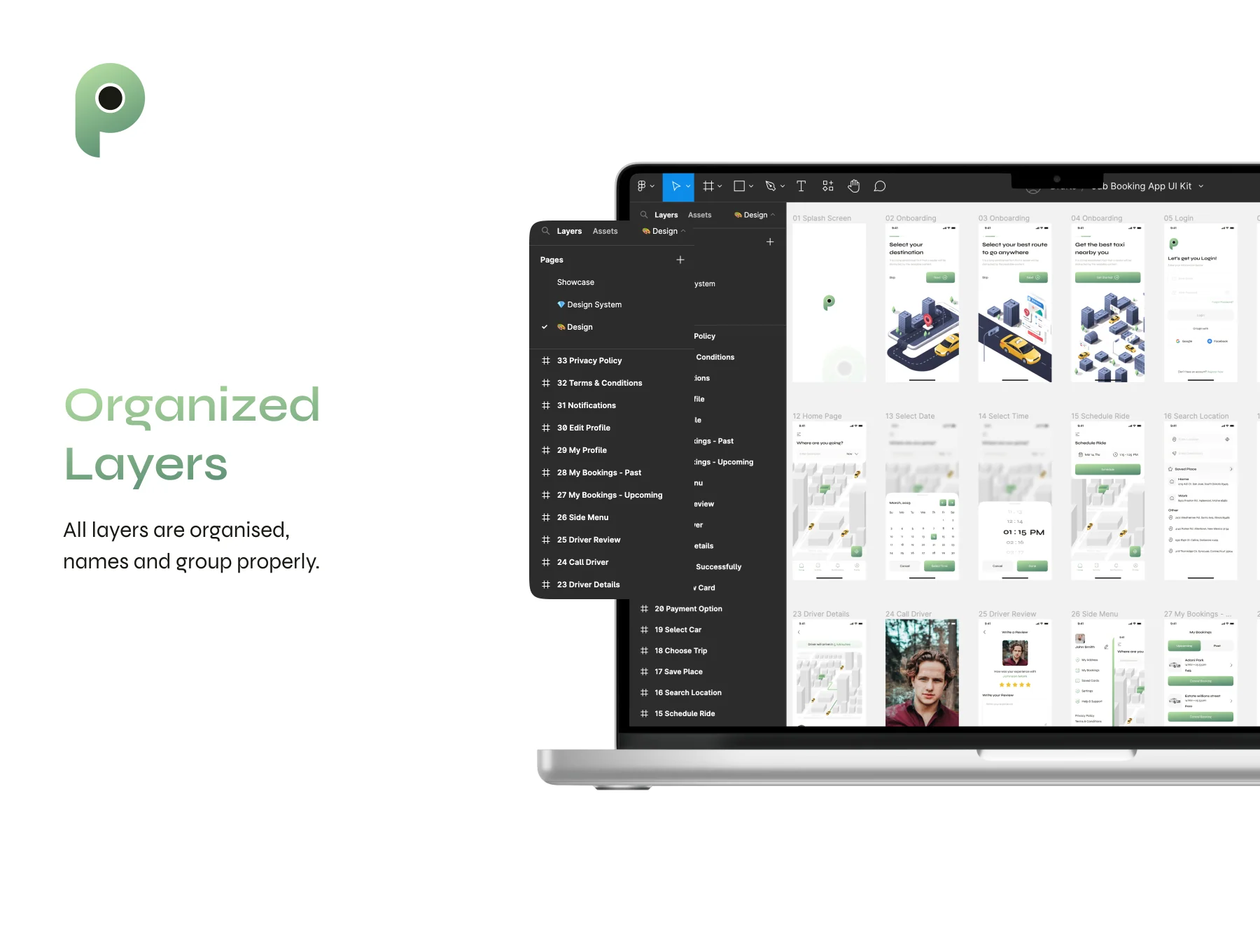 Taxi Booking App UI Kit 3