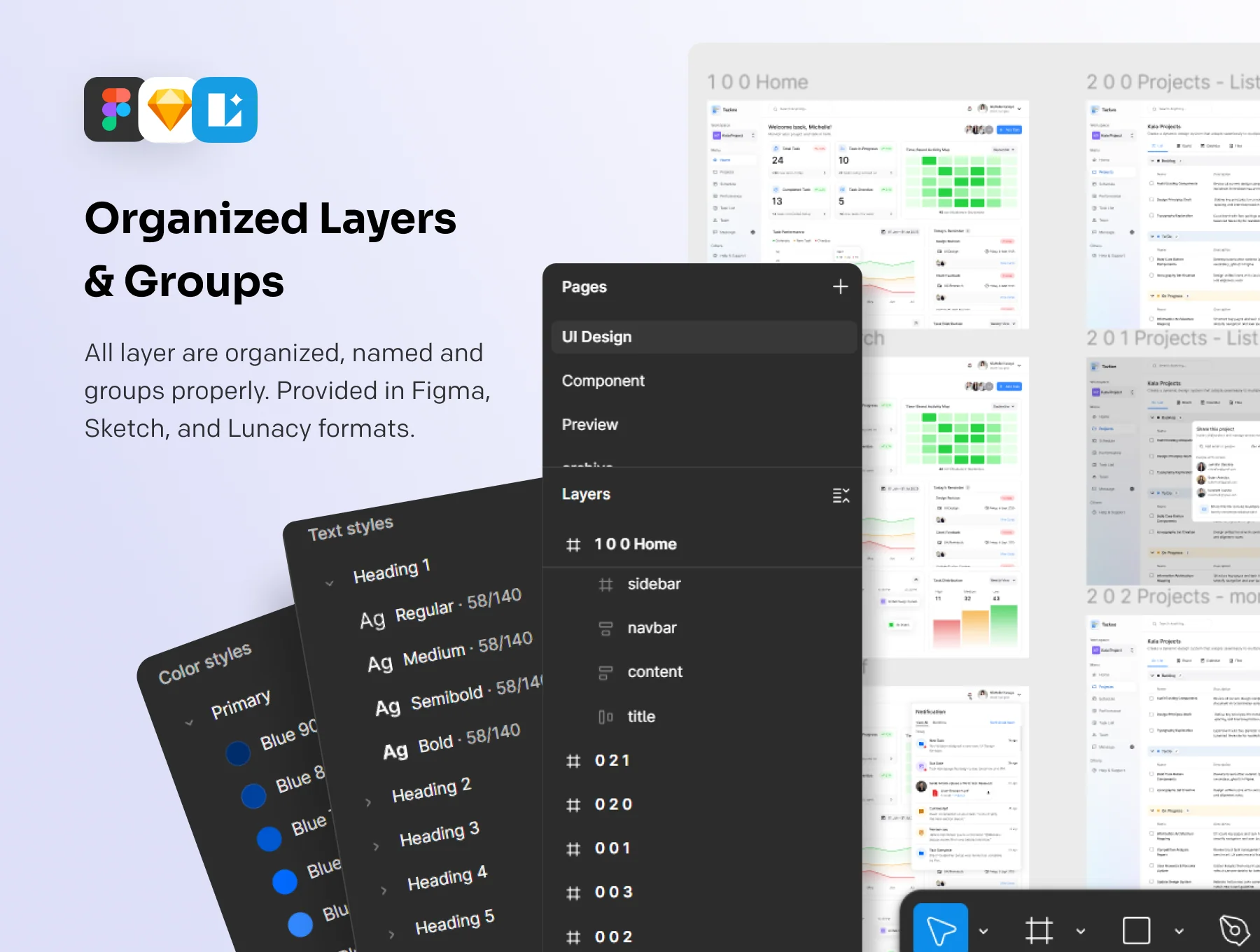 Tazkee - SAAS Project Management Dashboard Kit 5
