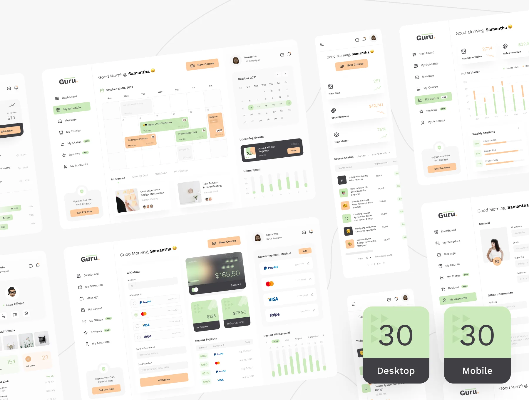 Guru - Teacher Dashboard UI KIT 2