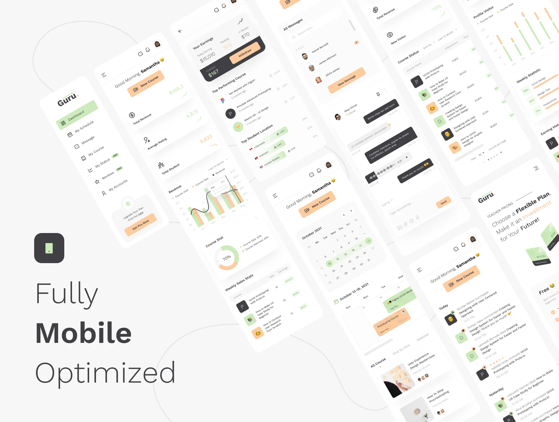 Guru - Teacher Dashboard UI KIT 4