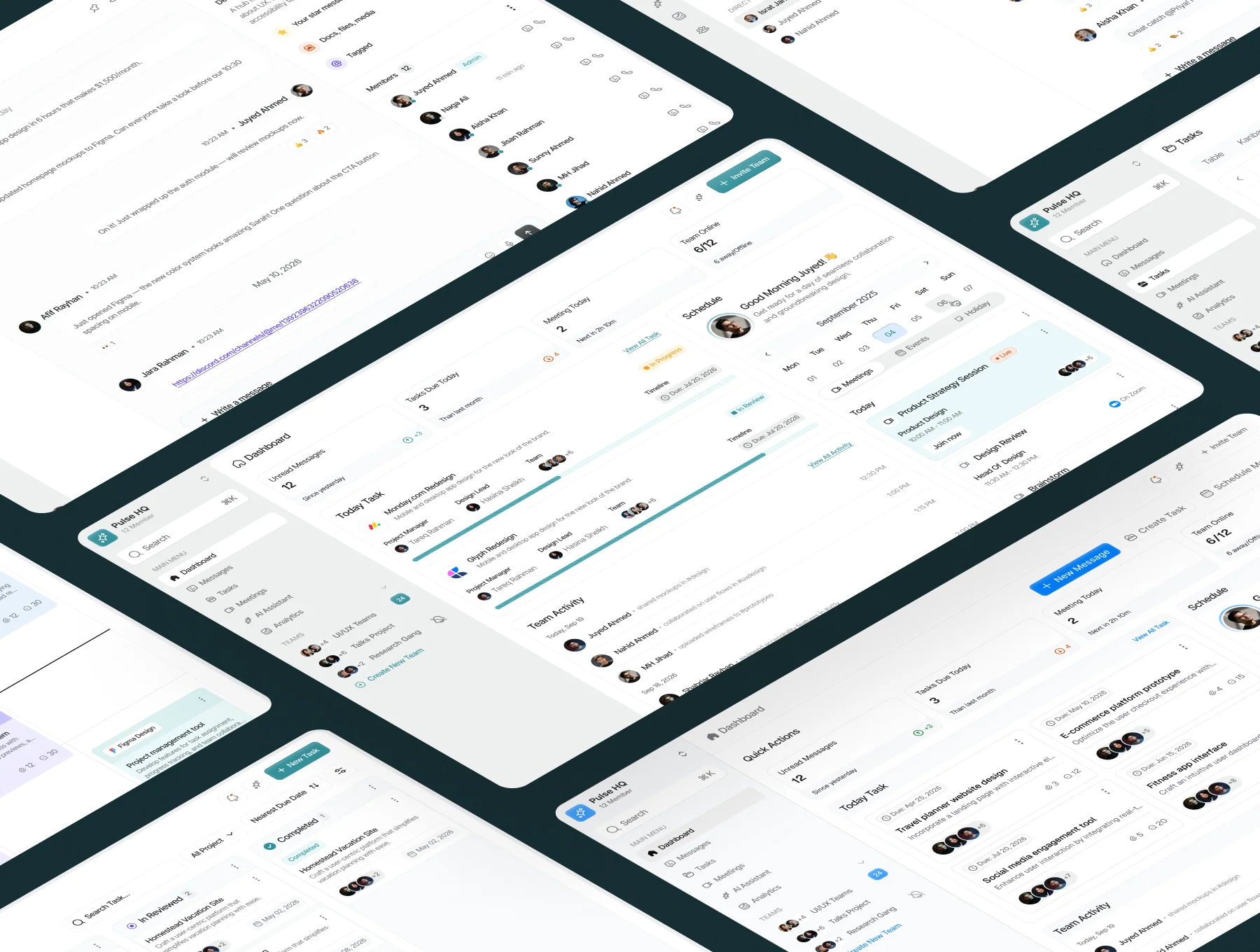 Team Collaboration & Project Management SaaS UI Kit 4