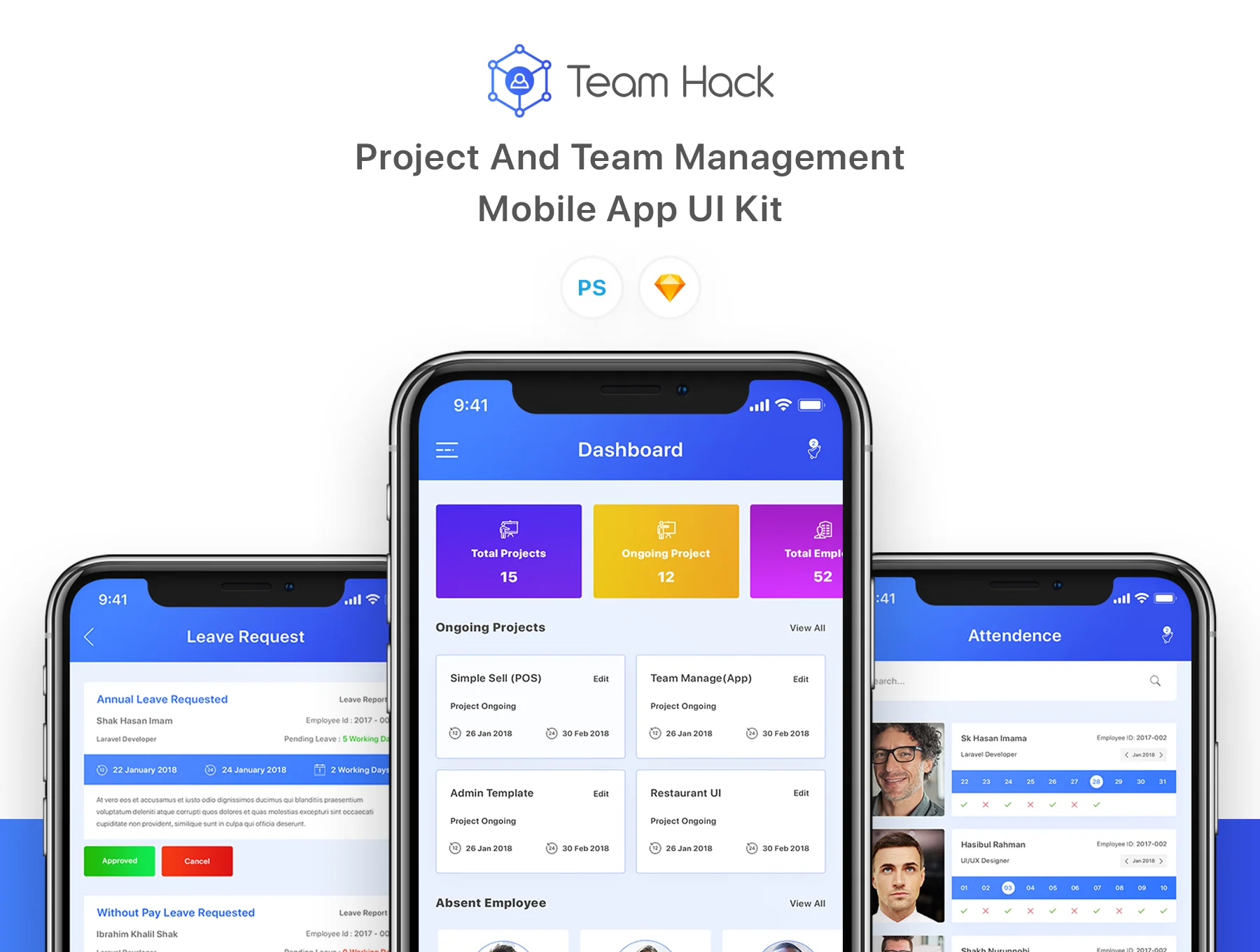 Team Hack UI Kit
