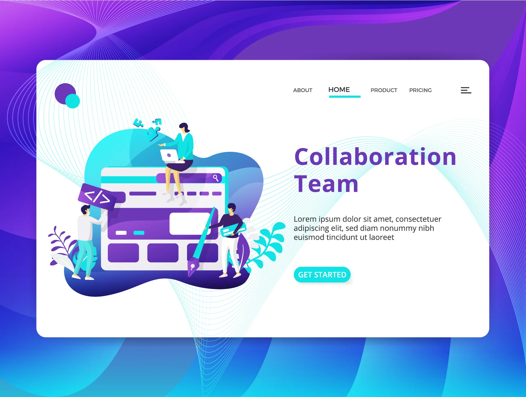 Team Work set Illustration 4