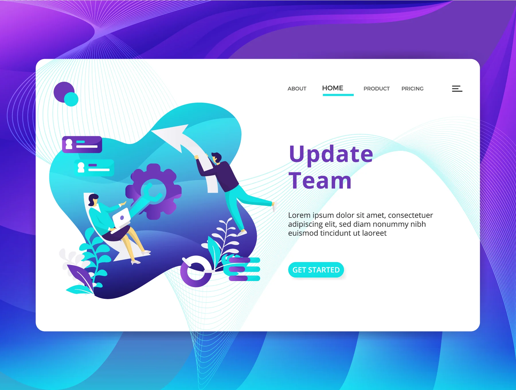 Team Work set Illustration 6