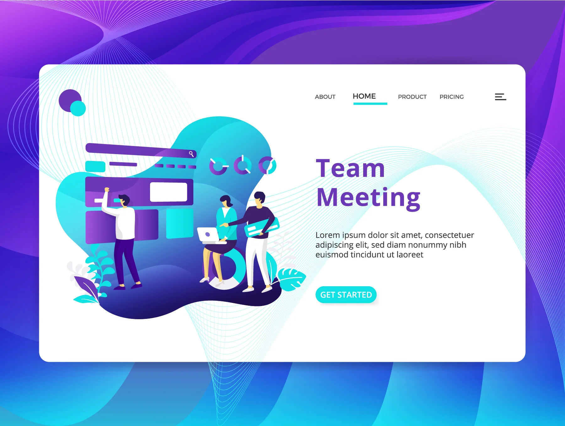 Team Work set Illustration 7