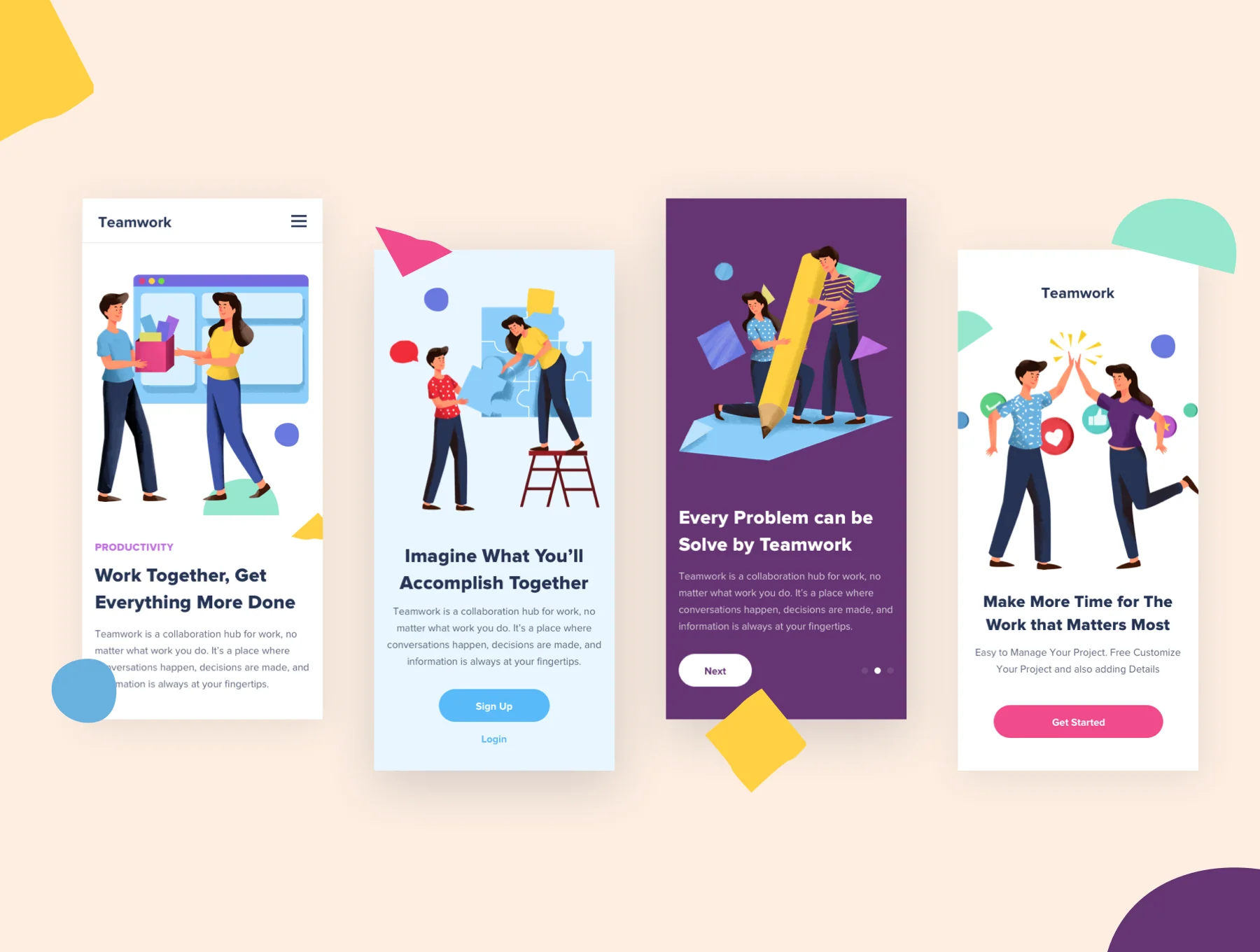Teamwork Illustration Pack 4