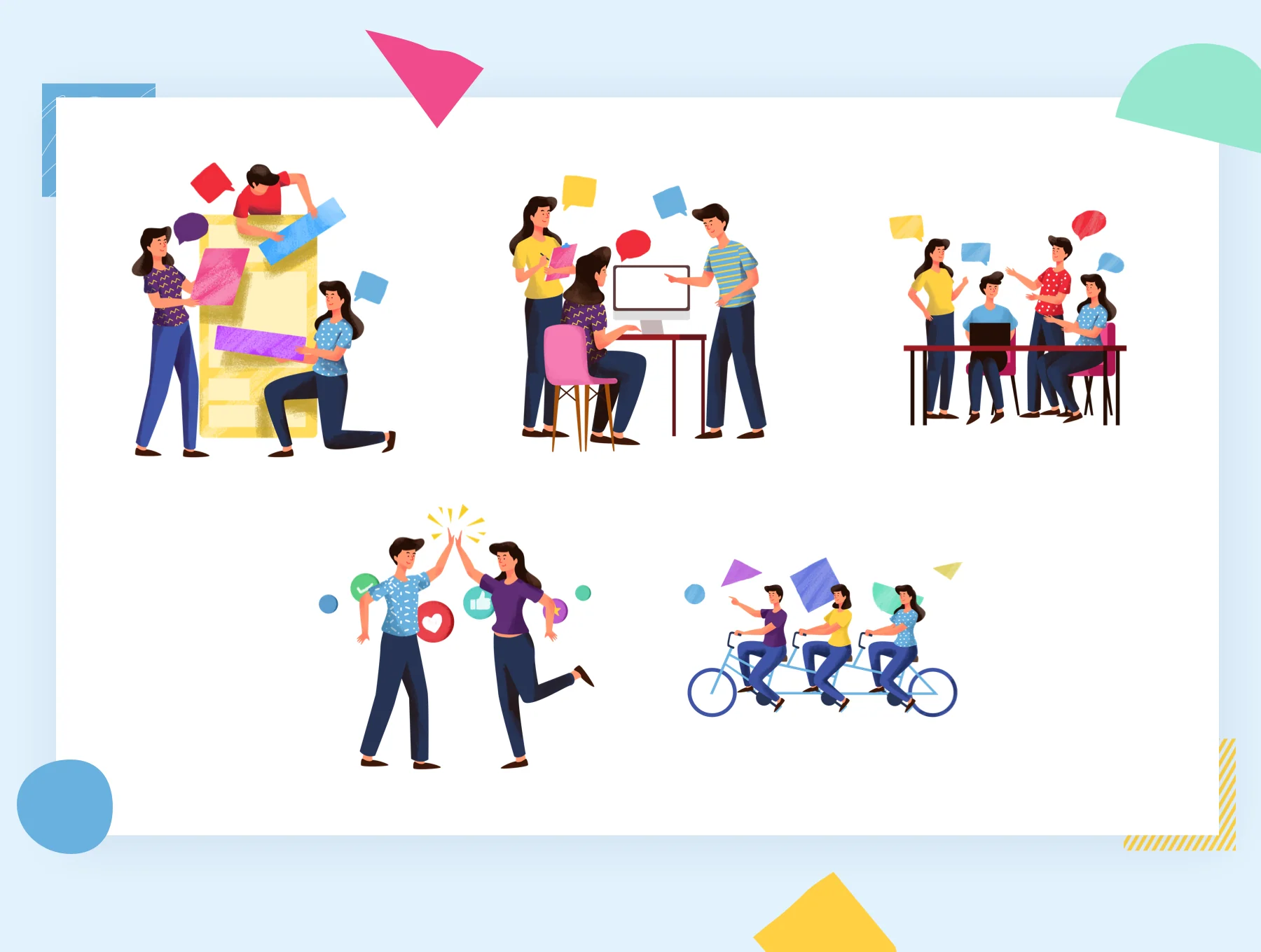 Teamwork Illustration Pack 6