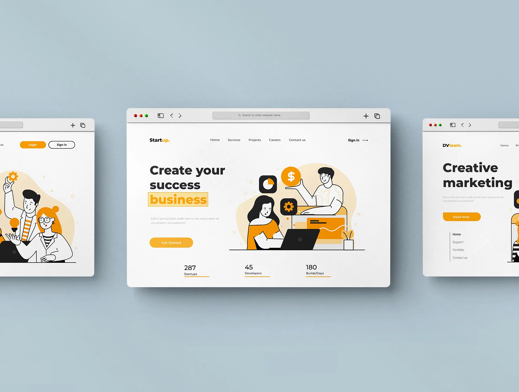 Teamwork Illustration Set 6