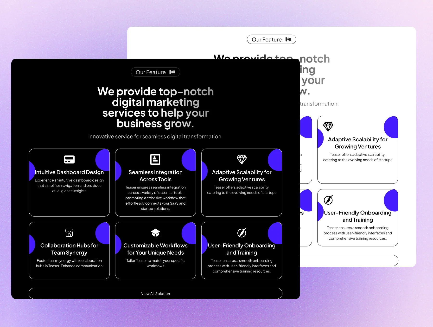 TEASER - SaaS Landing Page Next Js Website Template 2