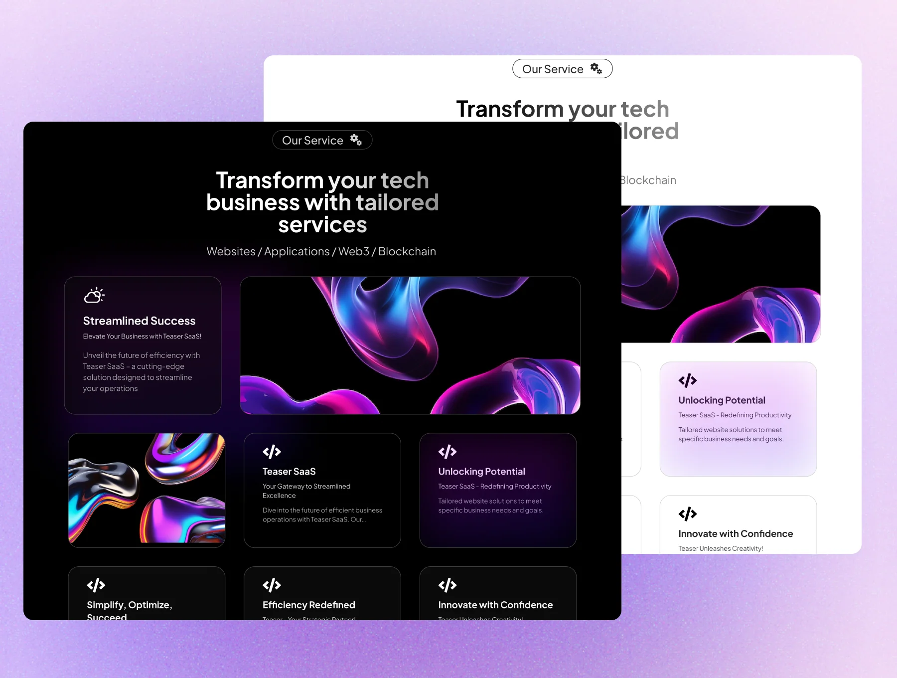 TEASER - SaaS Landing Page Next Js Website Template 3
