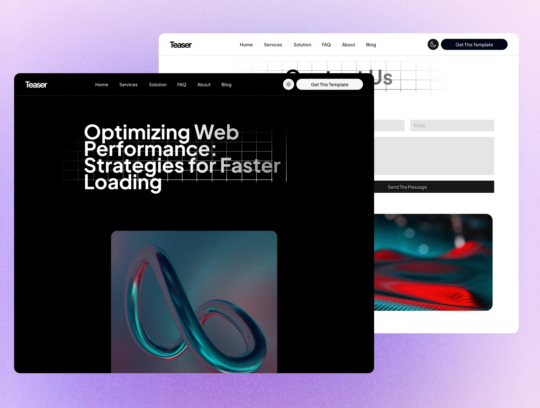 TEASER - SaaS Landing Page Next Js Website Template 6