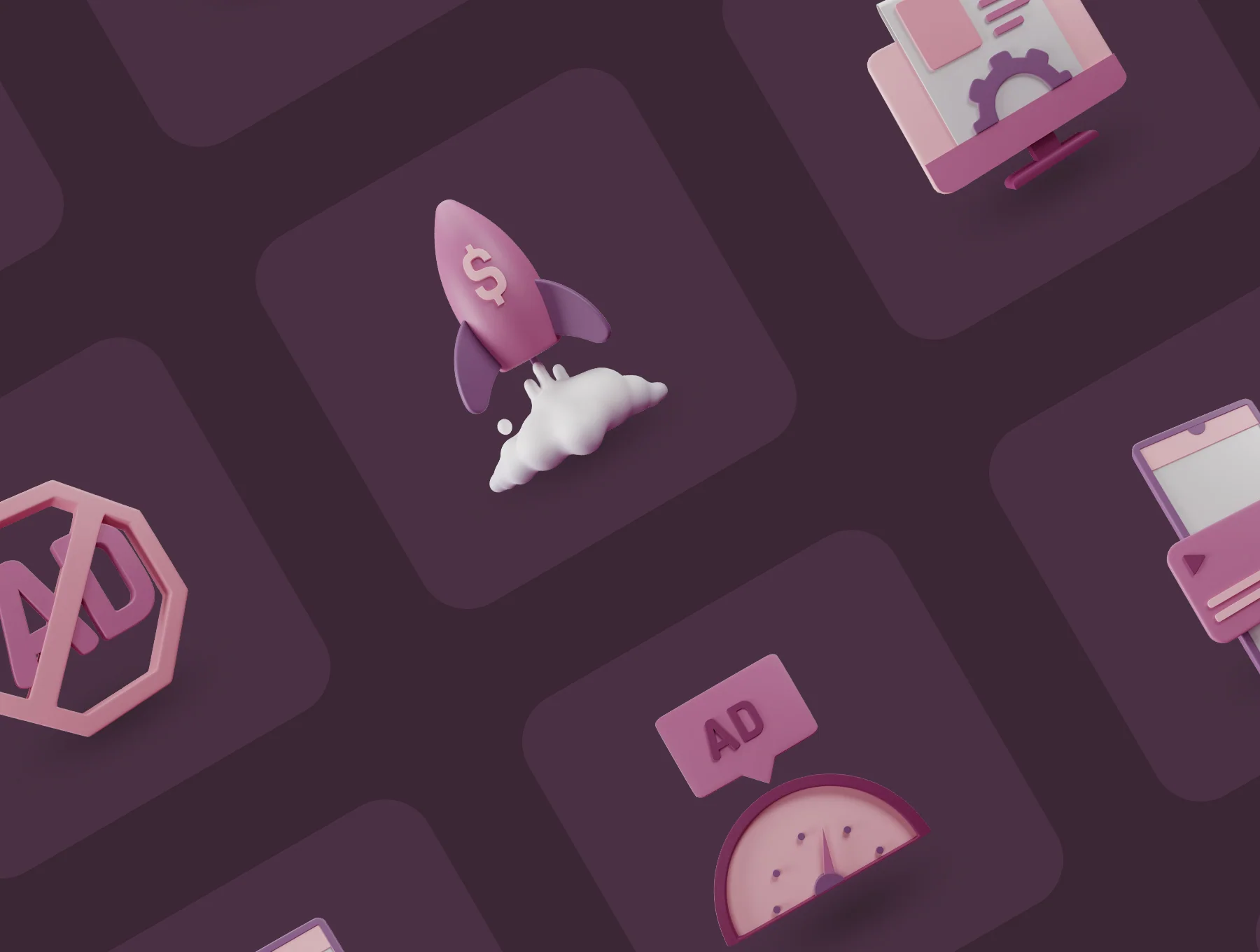 TecDig - 3D Marketing Icons Pack 5