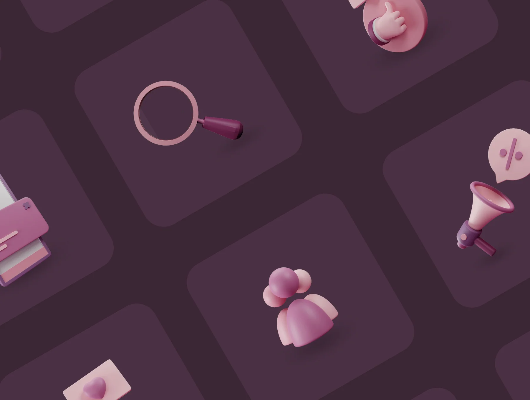 TecDig - 3D Marketing Icons Pack 6