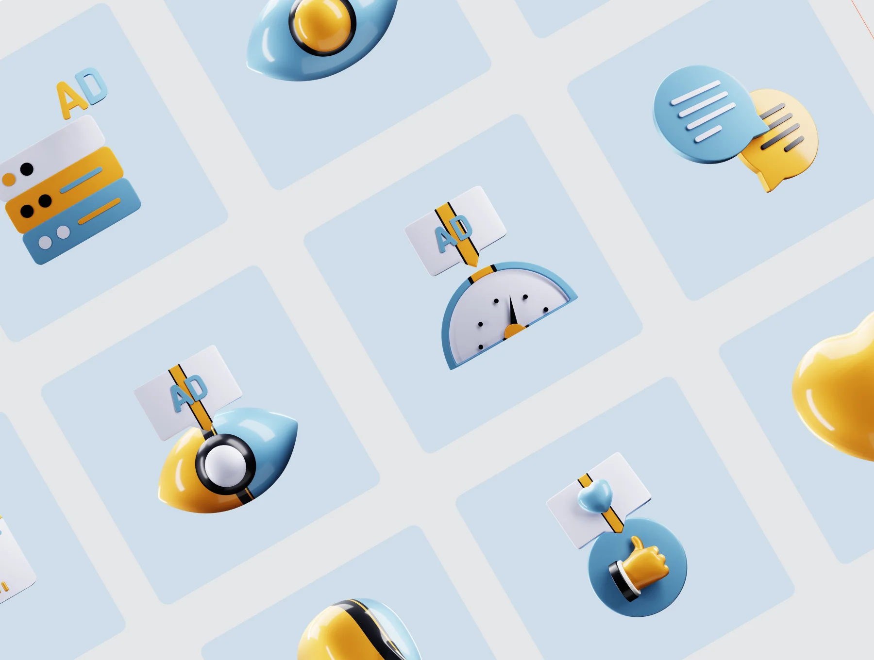 TecDig Shine - Digital Marketing 3D illustration 6