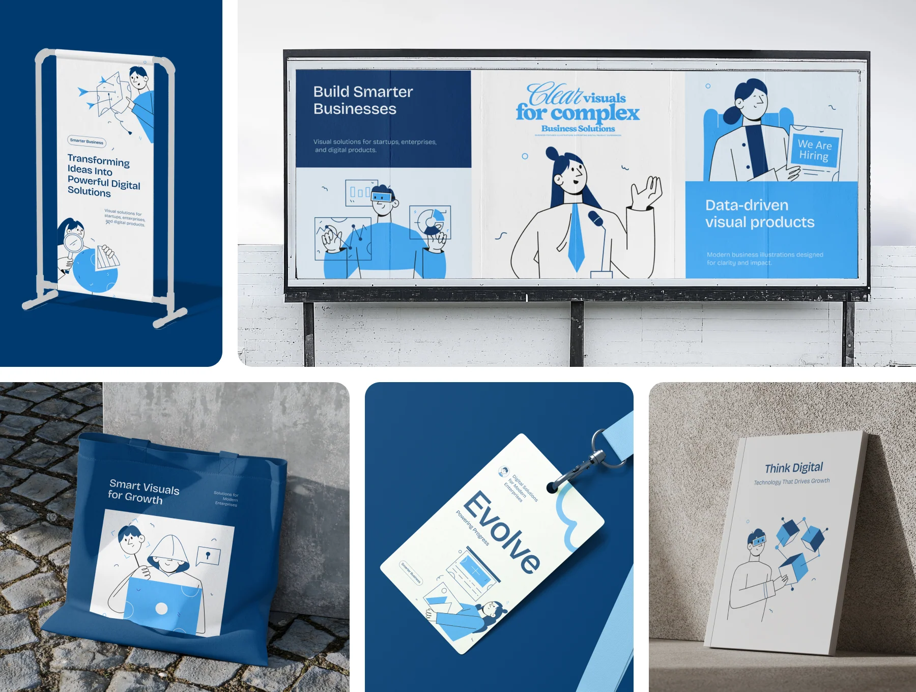 Tech and Business Illustration Set 4