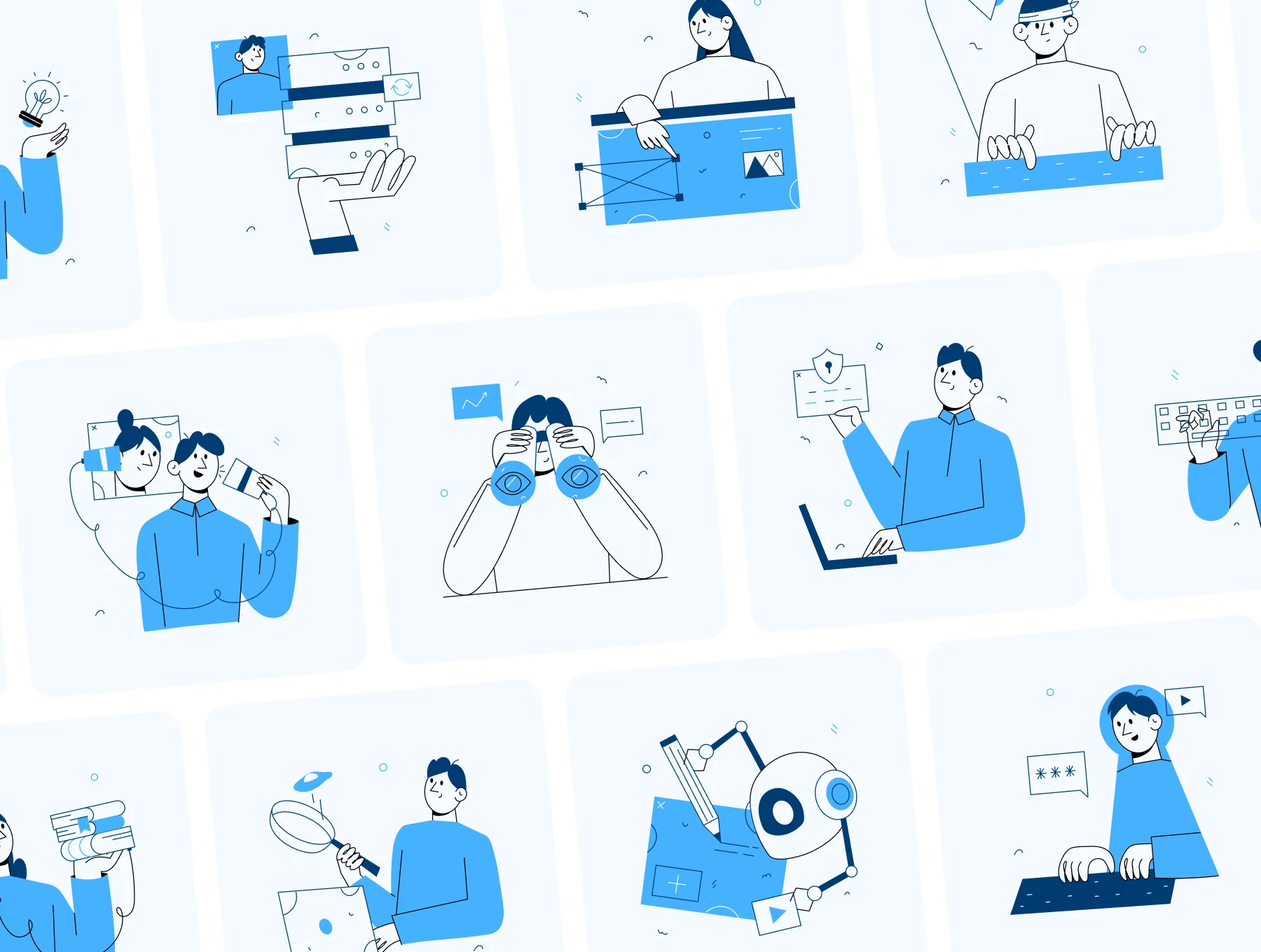 Tech and Business Illustration Set 5
