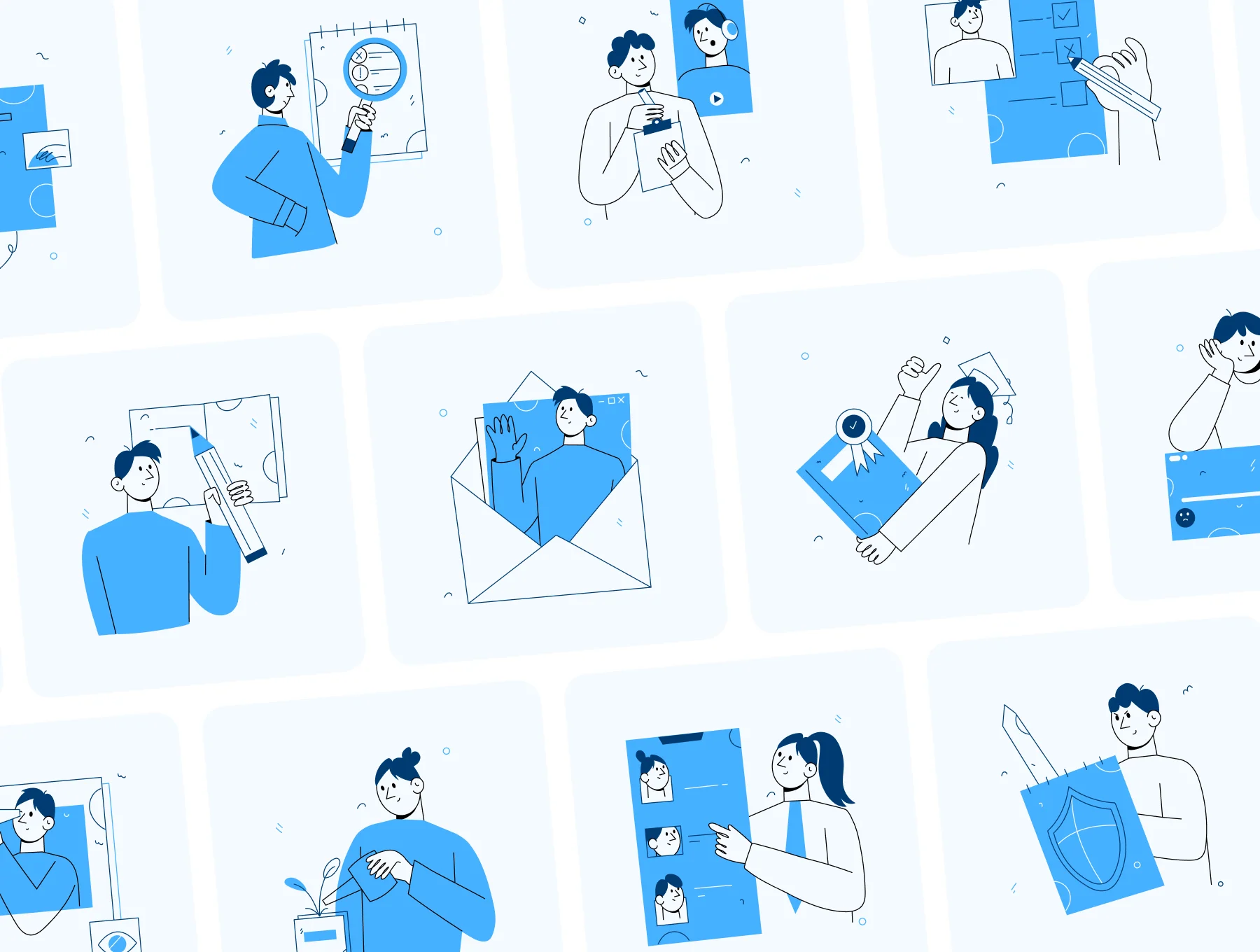 Tech and Business Illustration Set 6