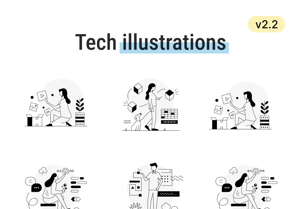 Tech Illustrations V2.2