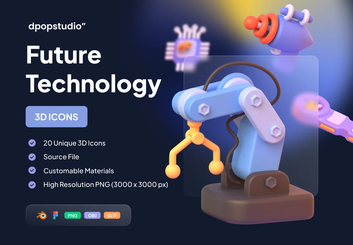 Future Technology - 3D Icons