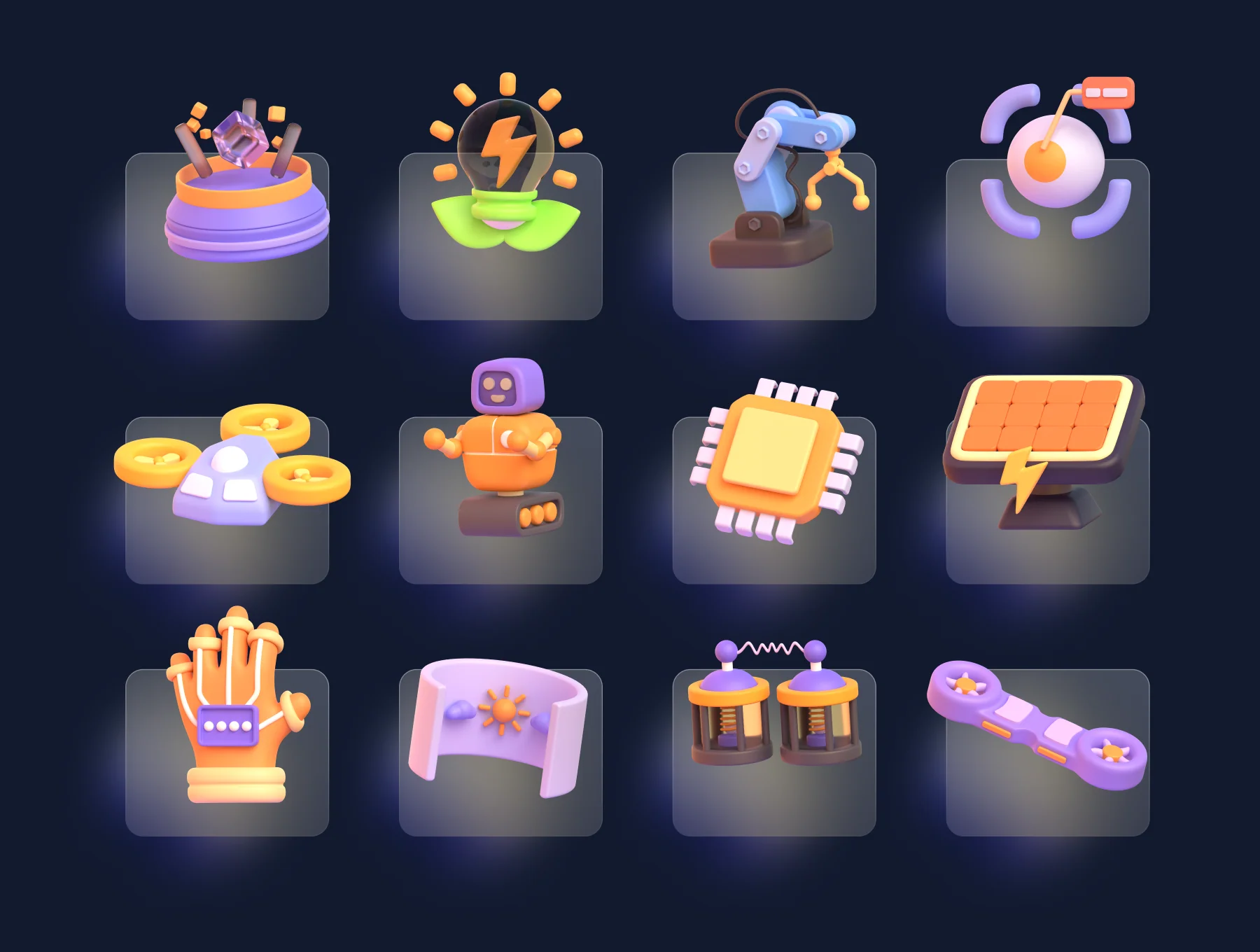 Future Technology - 3D Icons 5