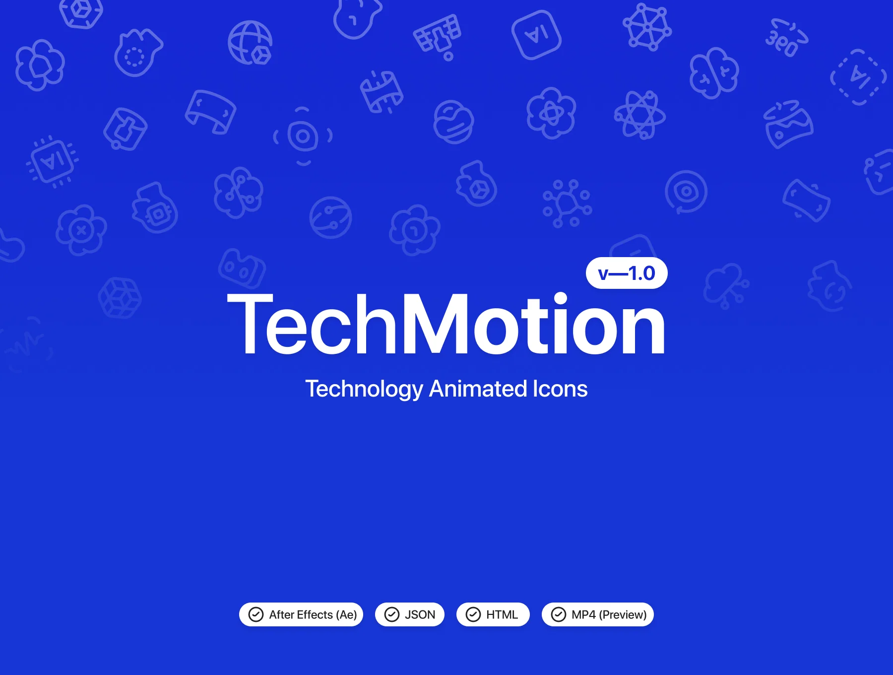 TechMotion v—1.0 / Animated Icons