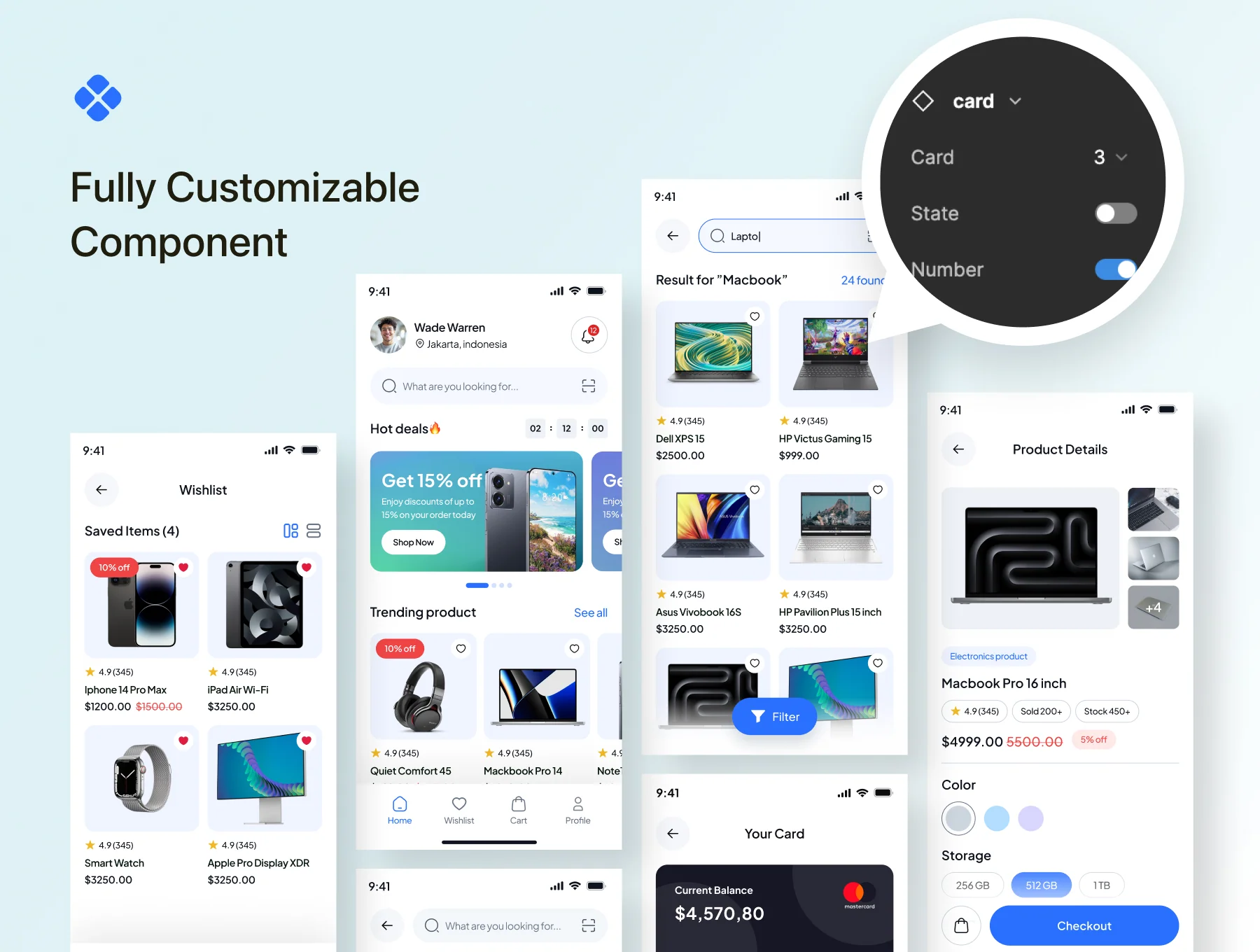 TechNexus Tech E-Commerce App Ui KIt 4