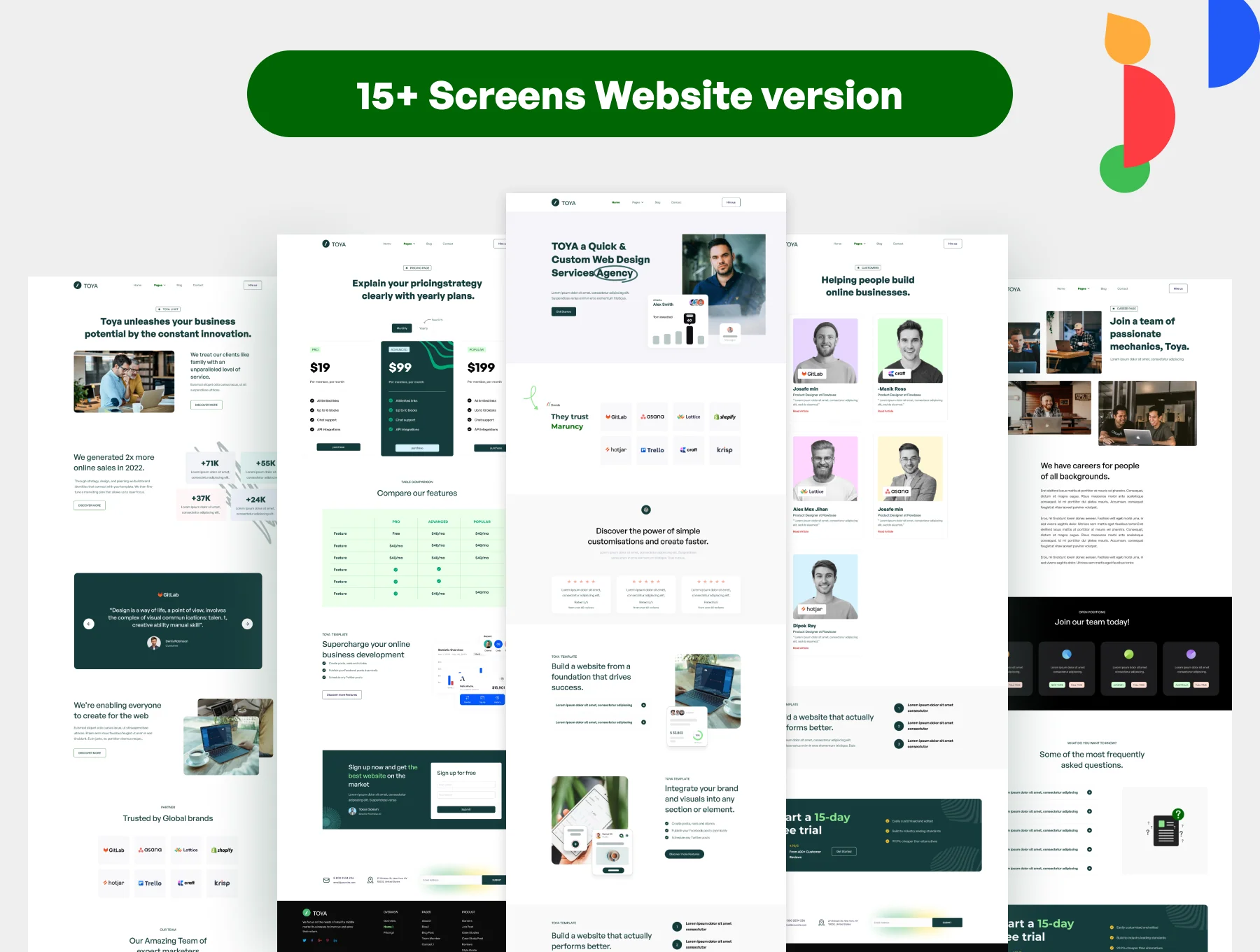Technology & Business Digital Services Agency Web UI Kit