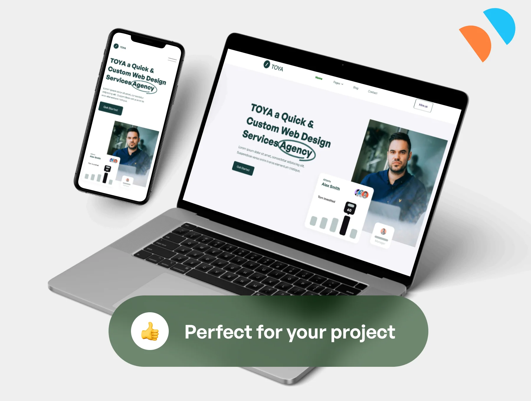 Technology & Business Digital Services Agency Web UI Kit 4