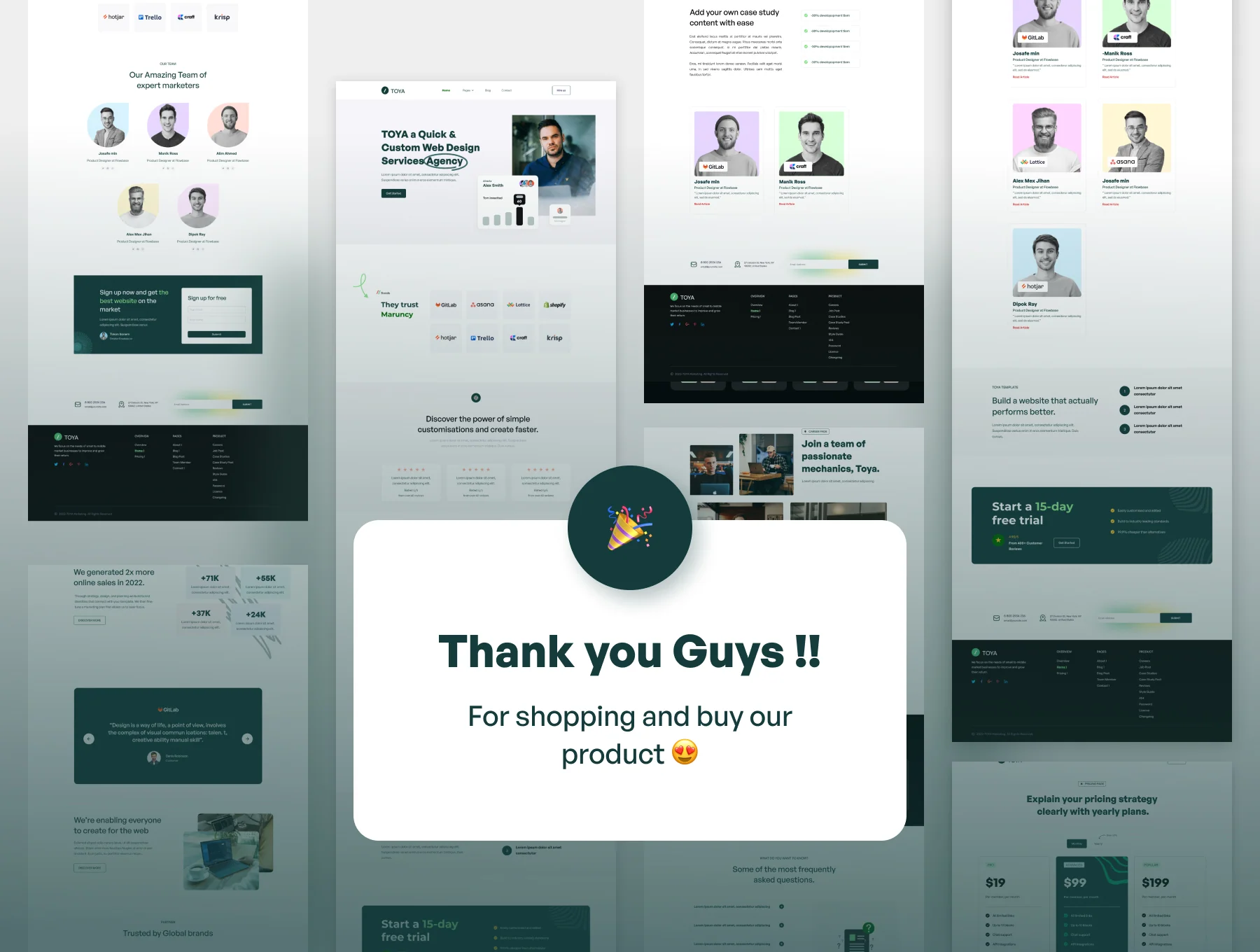 Technology & Business Digital Services Agency Web UI Kit 6