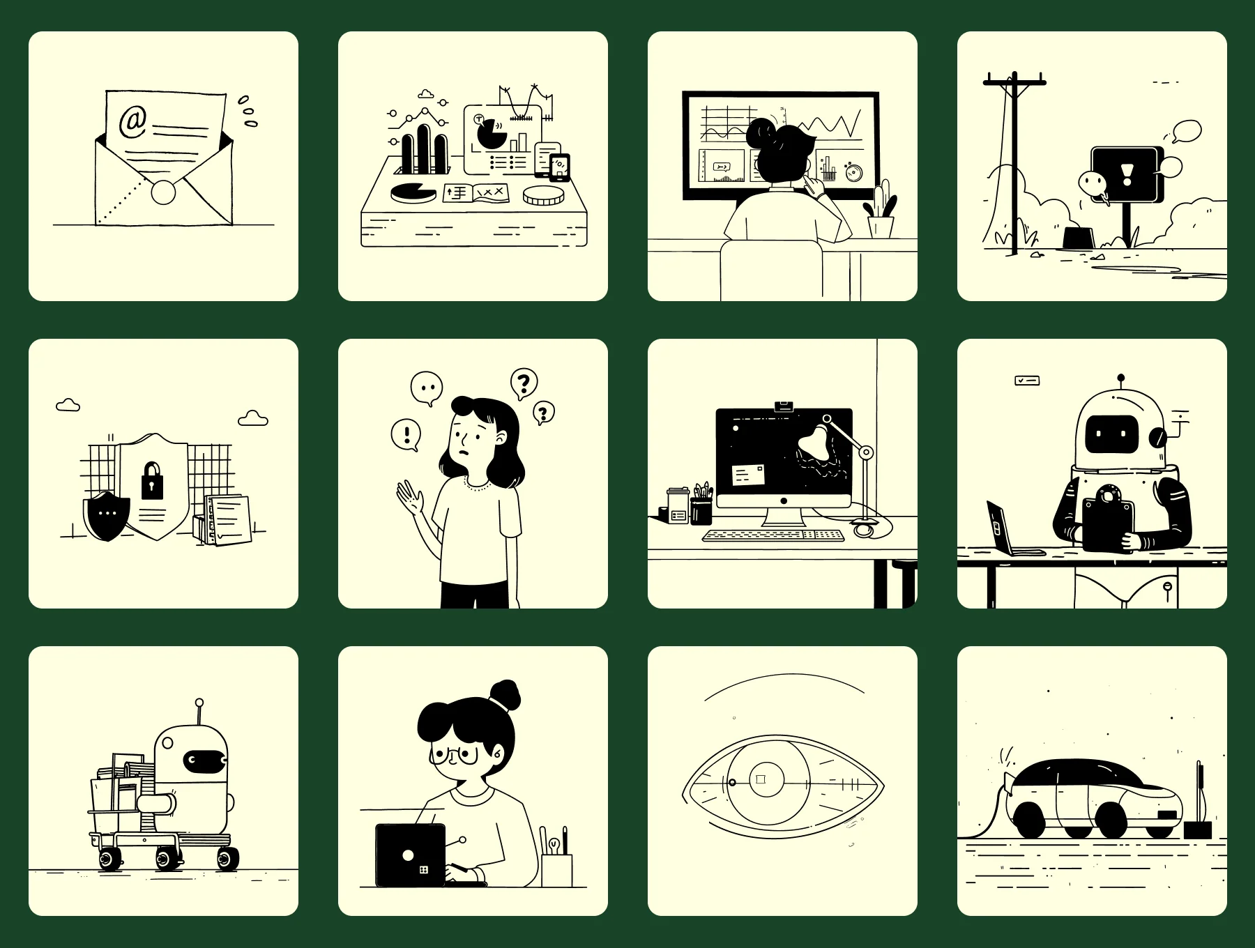 Tech & AI Vector Illustration Bundle 6