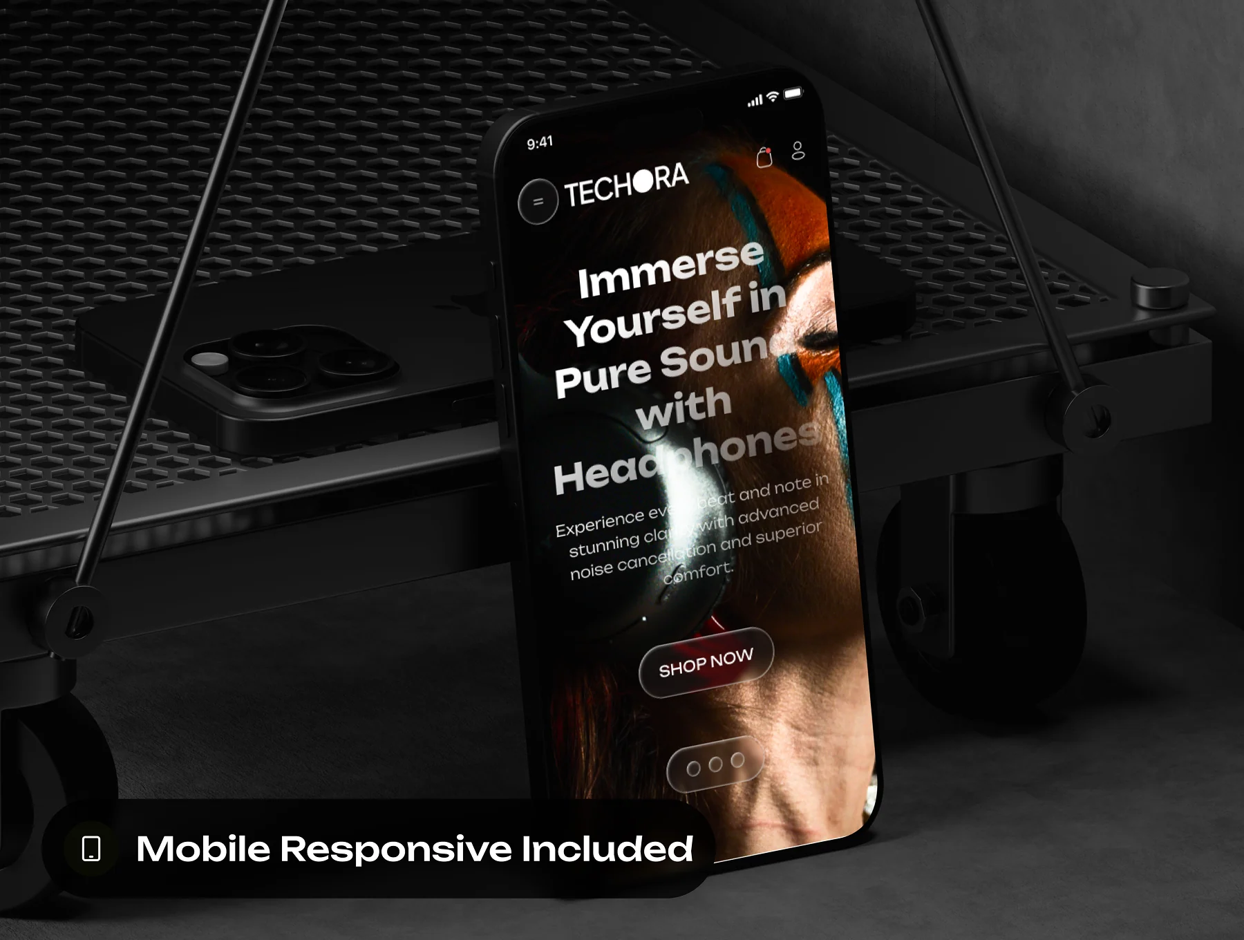 TECHORA - Electronic Ecommerce Website Framer Template 6