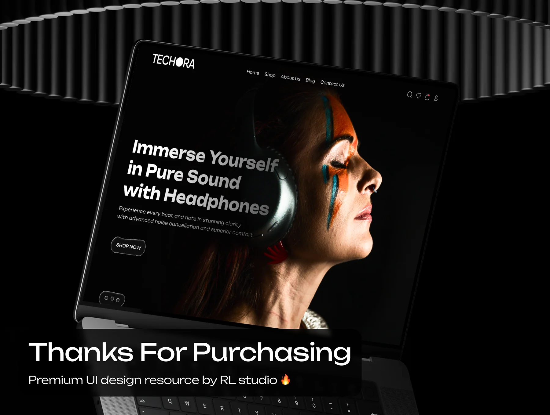 TECHORA - Electronic Ecommerce Website UI Kit 8