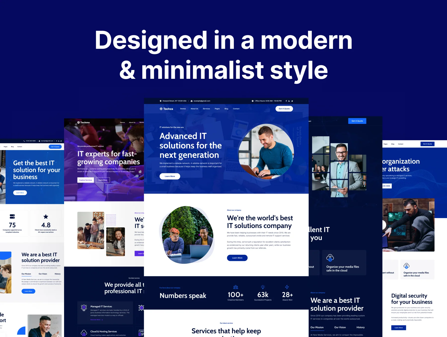 Techza - IT Solutions & Services HTML Templates 2