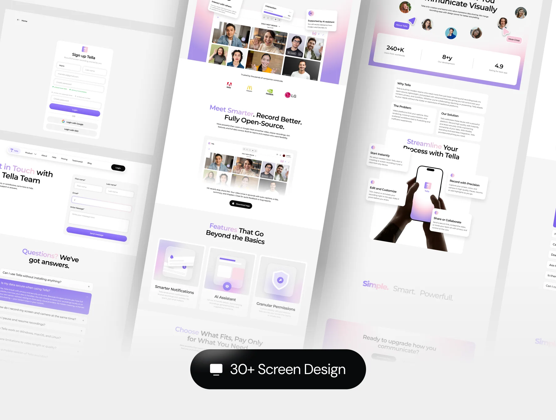 Tella – Seamless Task Management Web App UI Kit 2