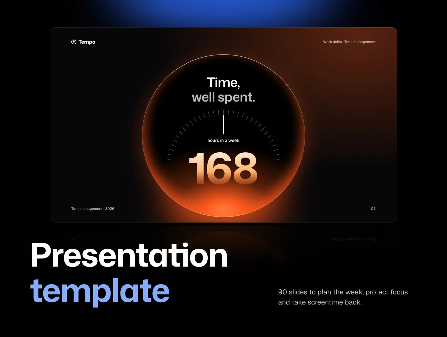 Tempo — Time Management & Screentime Presentation Template 8