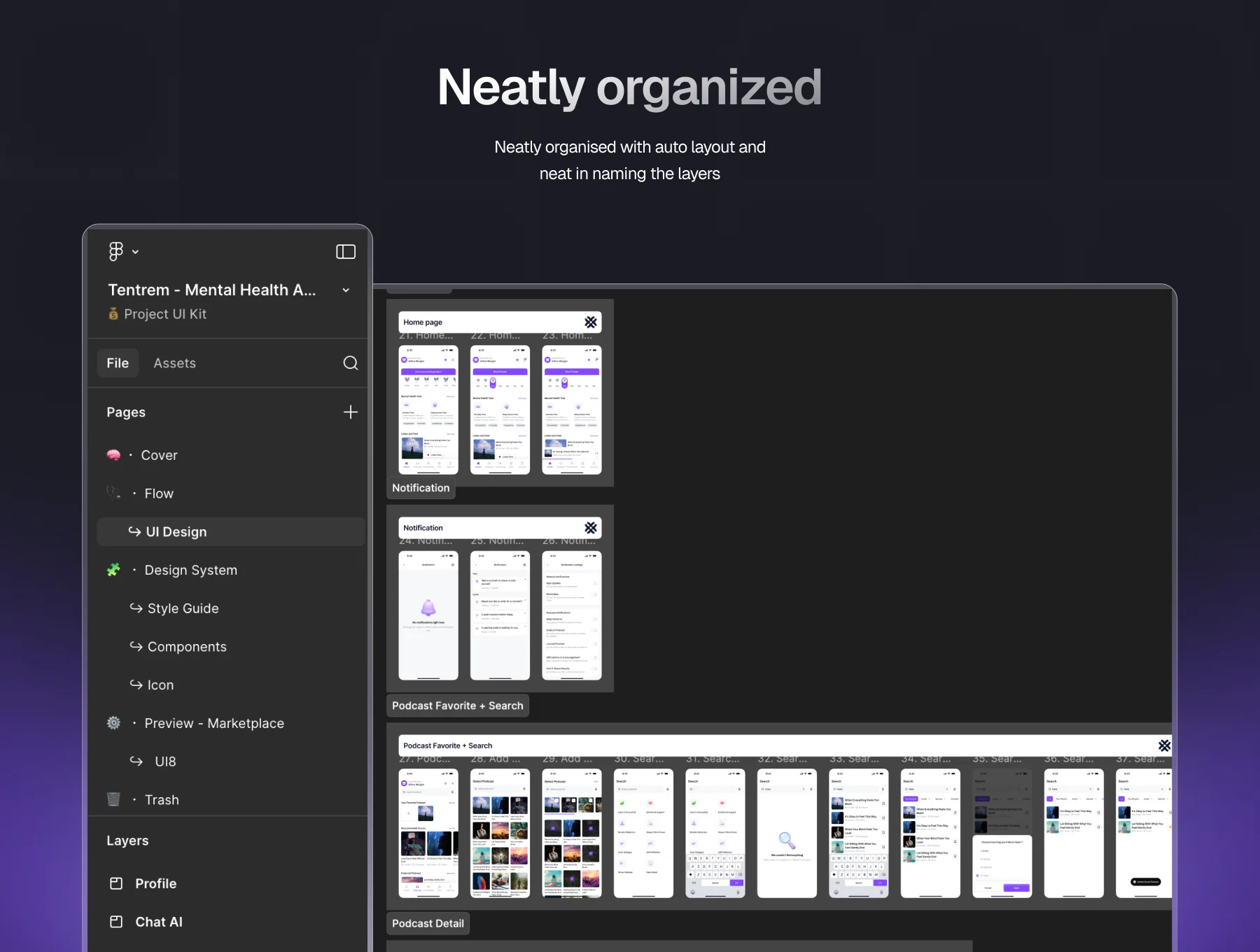 Tentrem - Mental Health App UI Kit 4