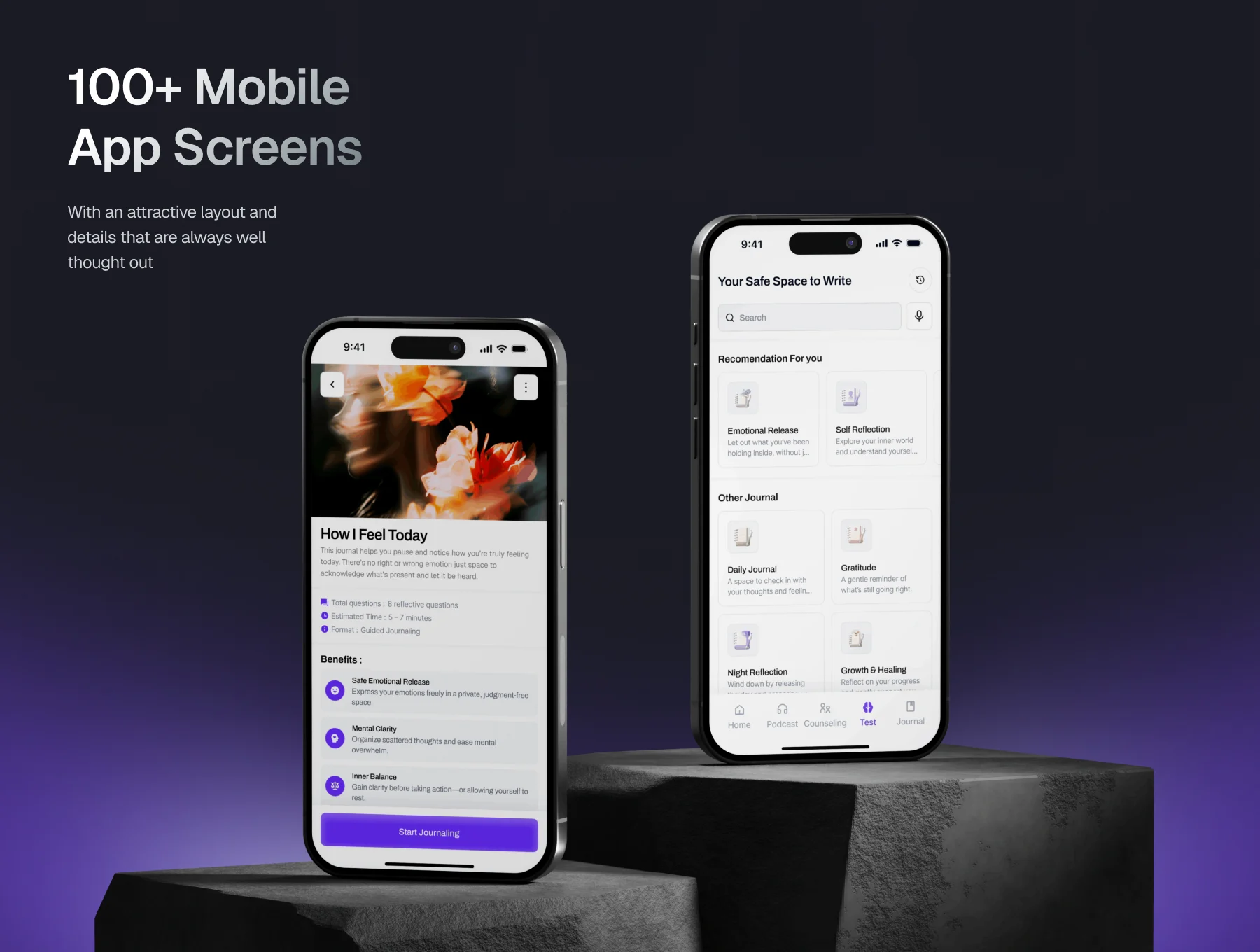 Tentrem - Mental Health App UI Kit 5