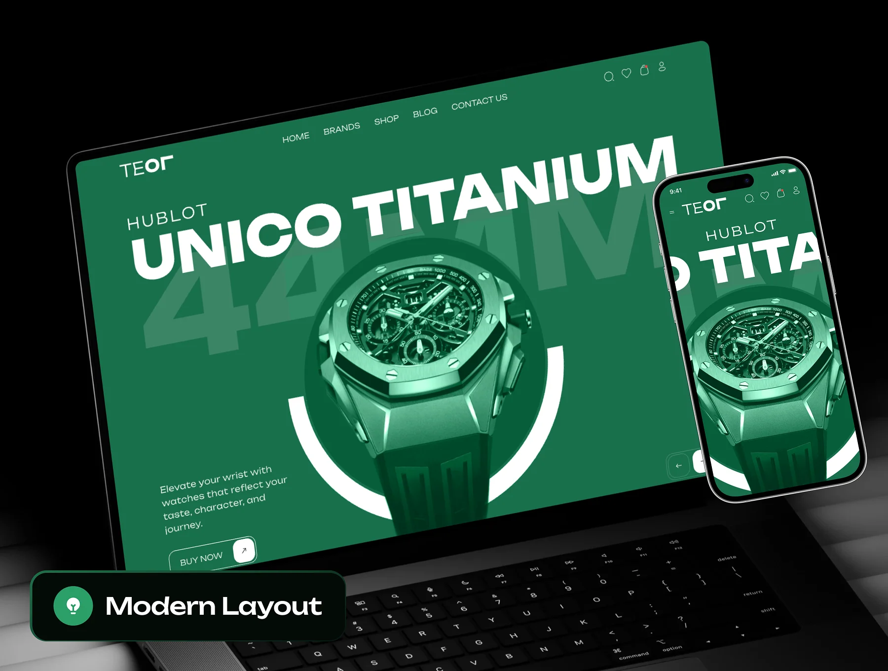 TEOIT - Watch Store Ecommerce Website UI Kit 5