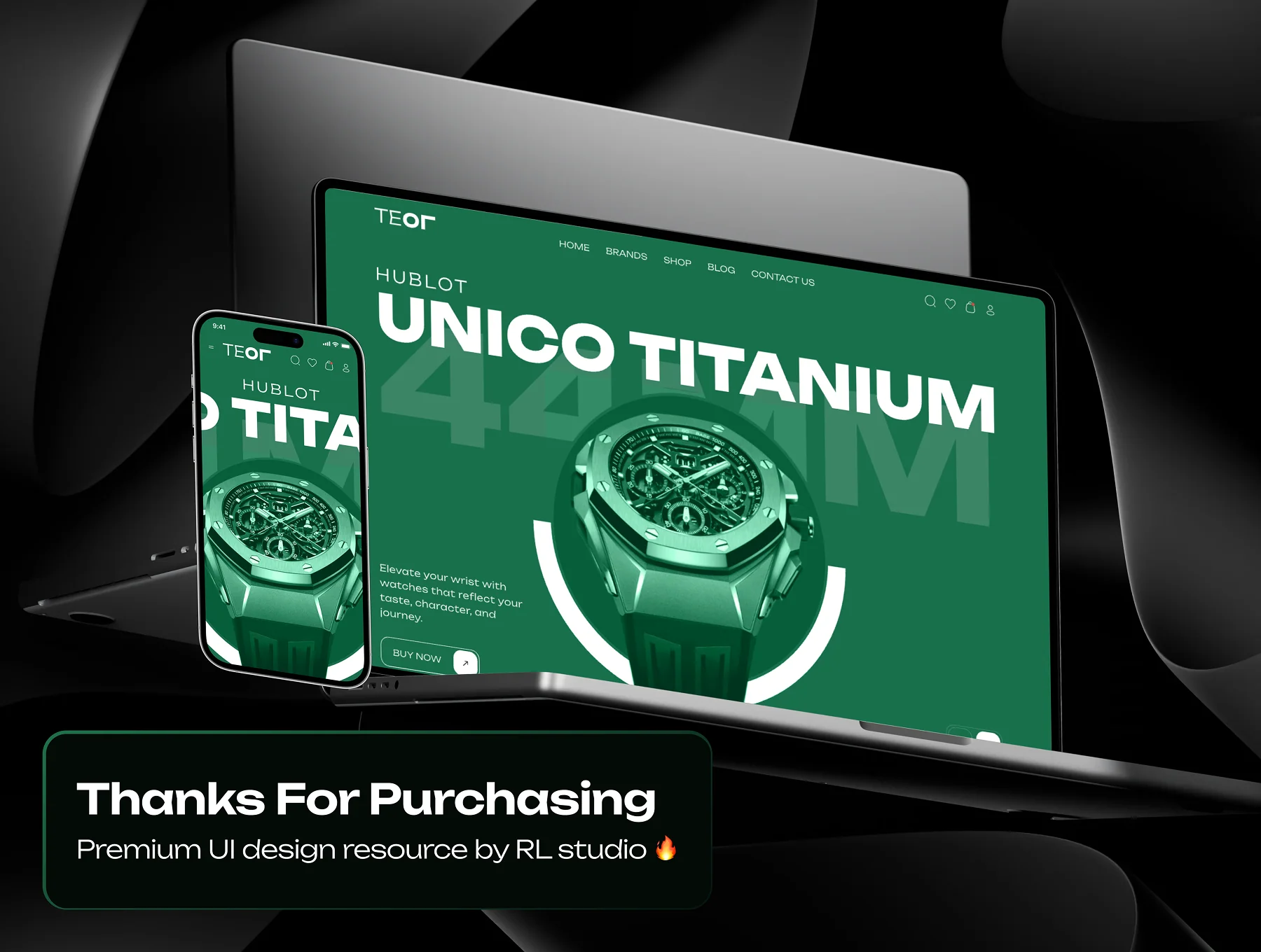 TEOIT - Watch Store Ecommerce Website UI Kit 8